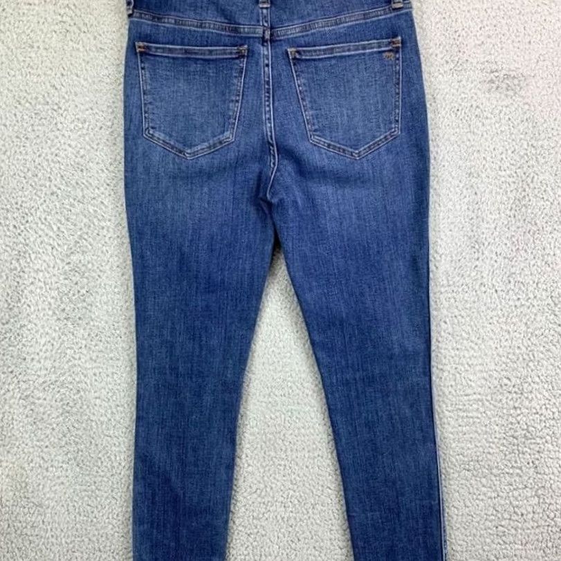 Madewell Madewell Jeans Womens 25 Blue Distressed High Rise Skinny Denim Pants Ladies NEW Size 42" / US 20 - 2 Thumbnail