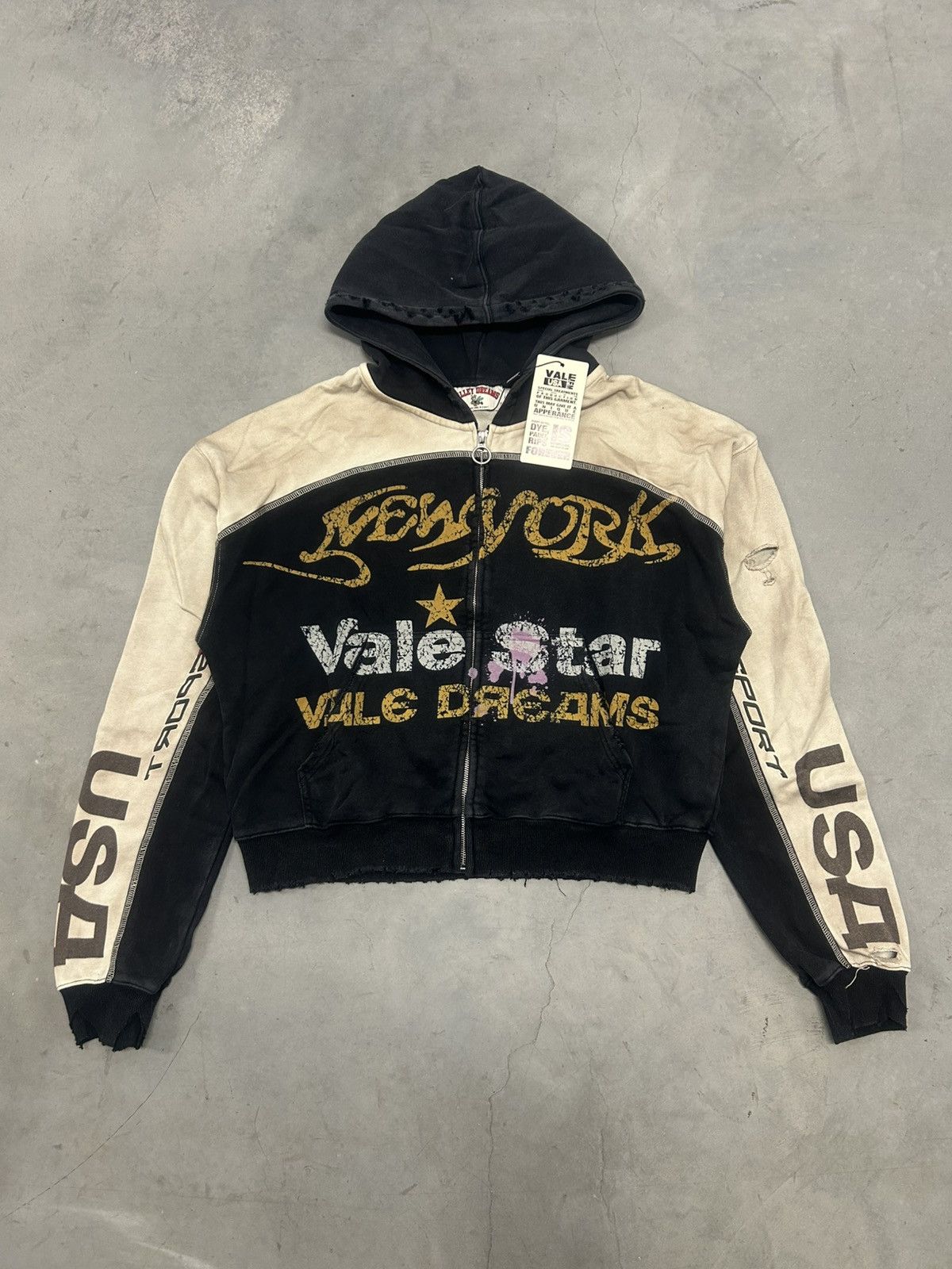 Vale Vale Forever Valley Dreams Black Desert Star Zip Up Hoodie Size US S / EU 44-46 / 1 - 1 Thumbnail