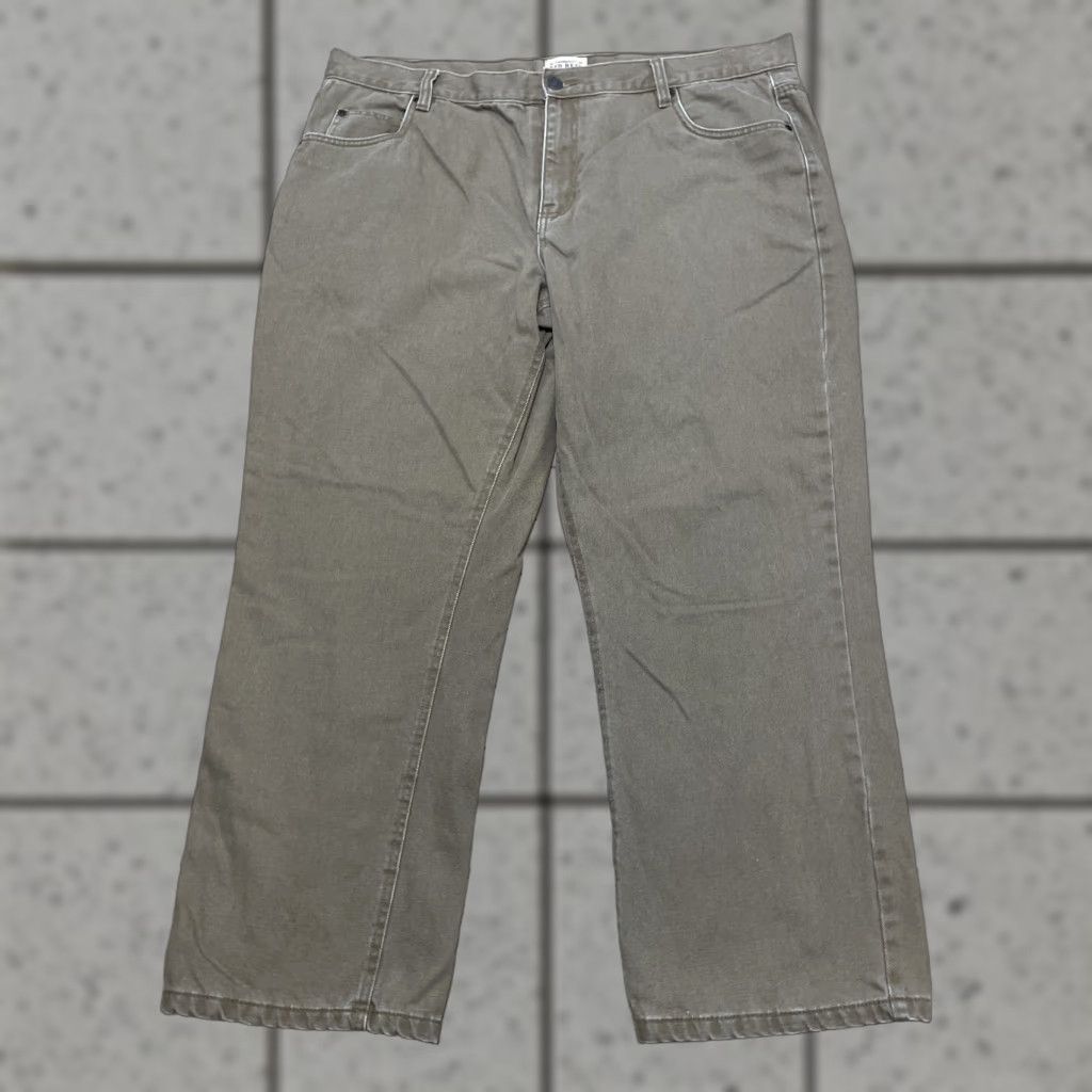 Vintage Red Head Brand Co Pants Men 42x30 Straight Khaki Workwear Canvas Plaid Flannel Lined Cargo Pocket Zip Button Casual Workwear Size US 42 / EU 58 - 1 Thumbnail