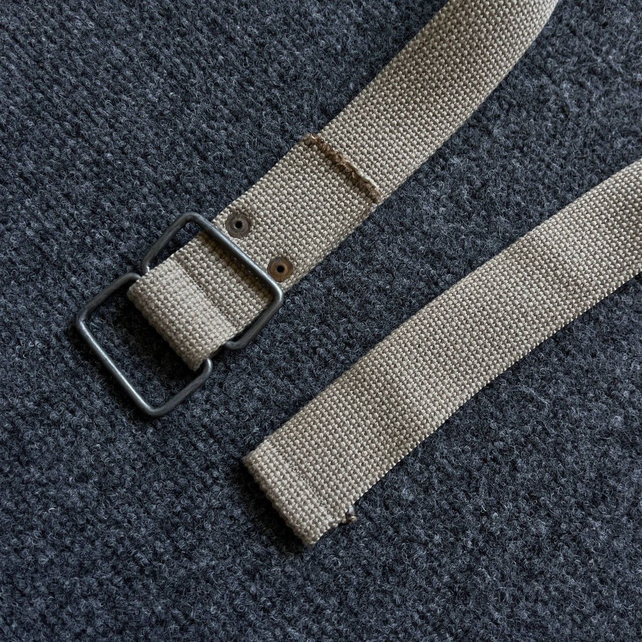 POST ARCHIVE FACTION (PAF) VTG Japanese Style Knit Belt 105 cm Beige Y2K 00s USA Size ONE SIZE - 3 Thumbnail