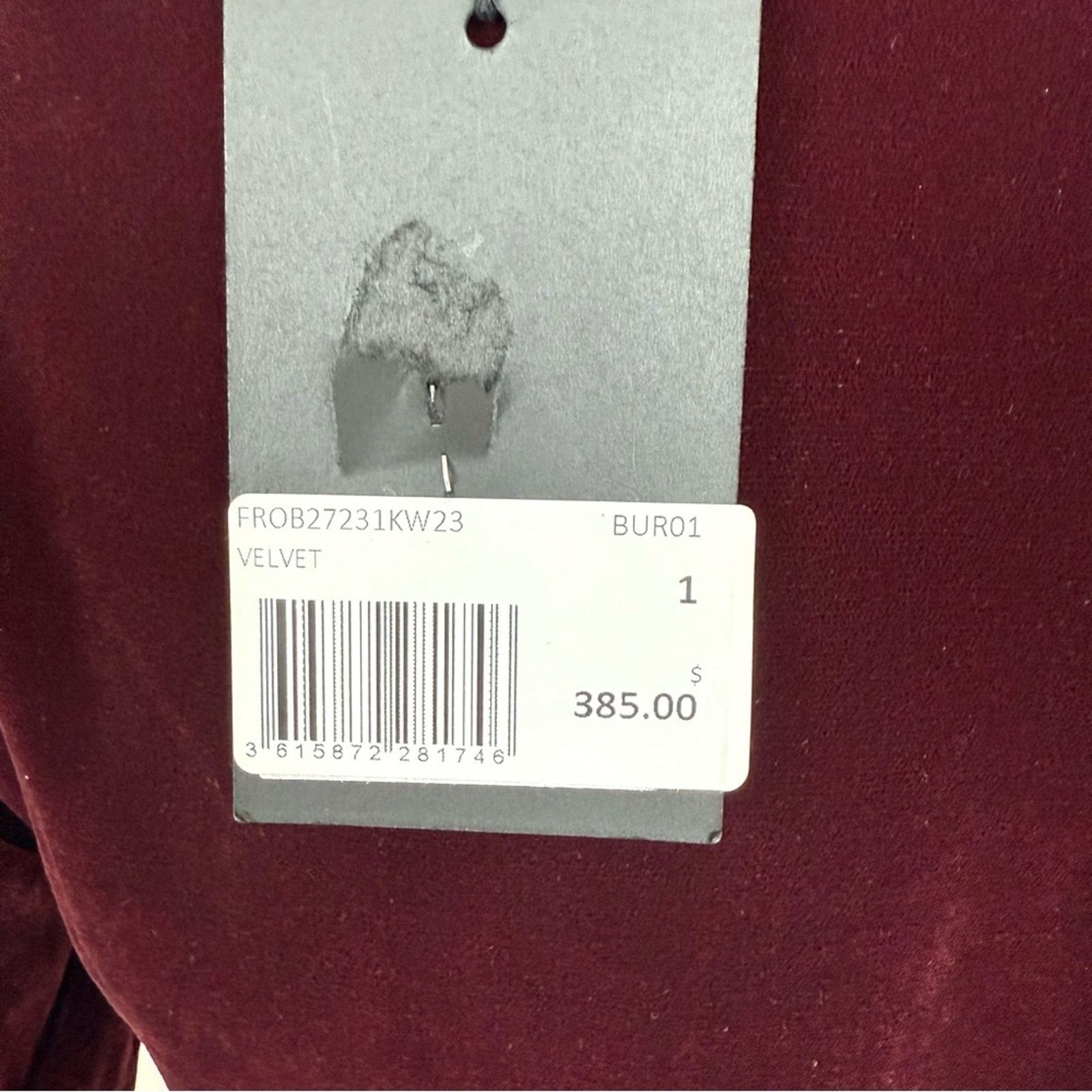 The Kooples NWT!!! The Kooples women velvet dress 1 or M Retail 325$ Size M / US 6-8 / IT 42-44 - 6 Thumbnail