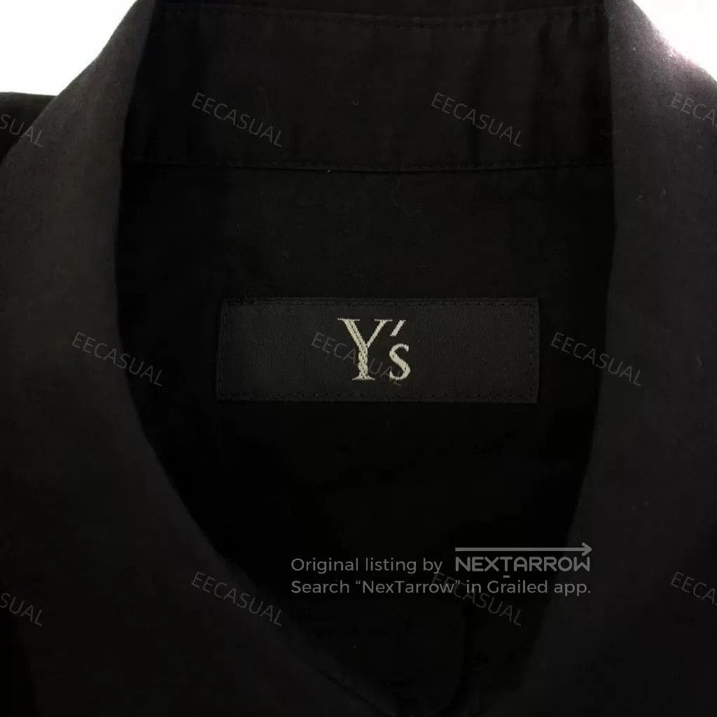 Y's Yohji Yamamoto Black Cotton Shirt. Size US M / EU 48-50 / 2 - 9 Thumbnail