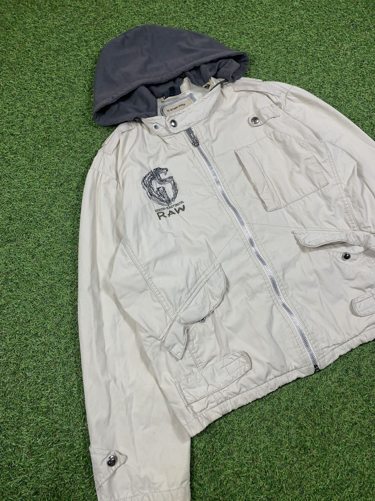 G-Star × Vintage Vintage G star raw jacket streetwear casual y2k style XL Size US XL / EU 56 / 4 - 2 Thumbnail