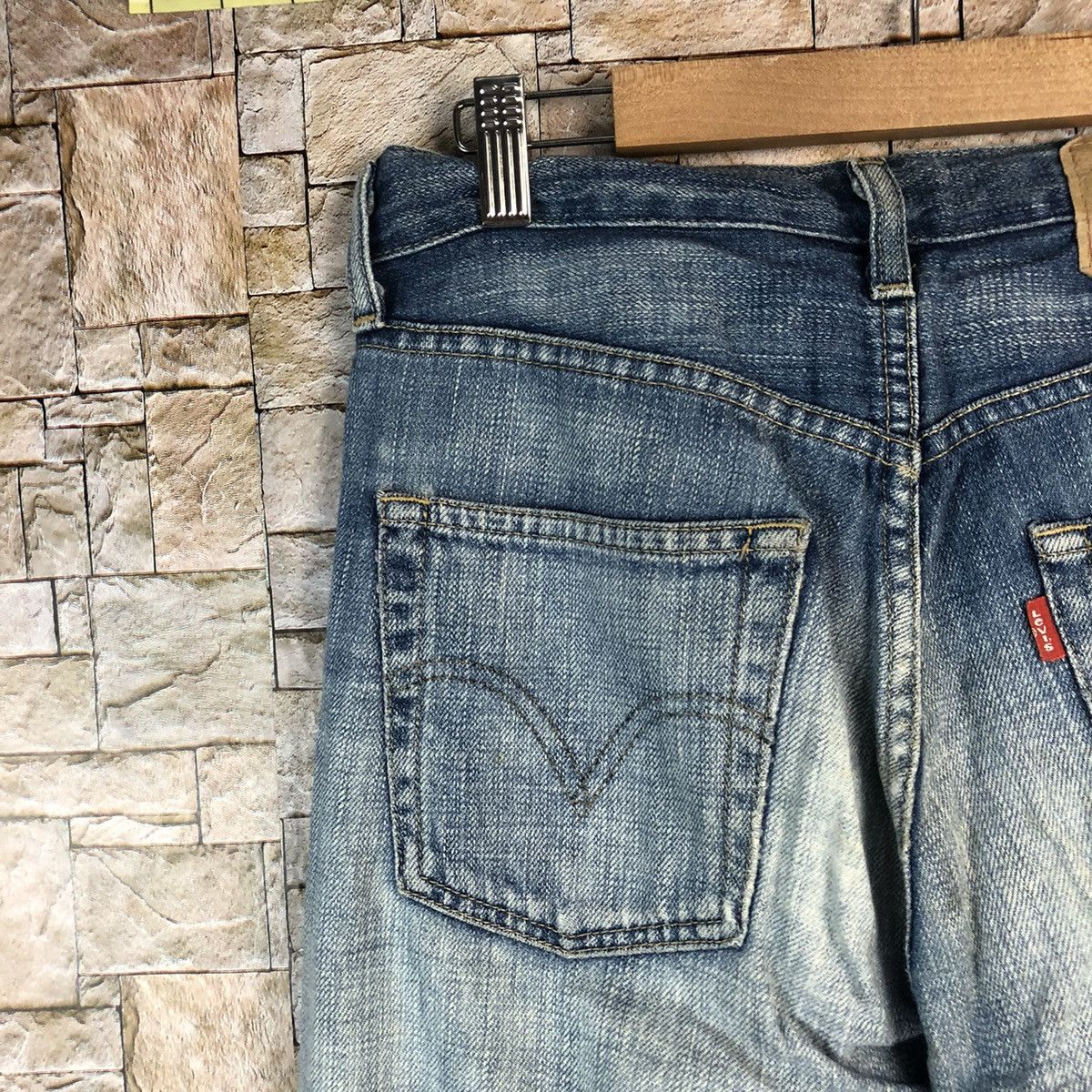 Levi's Levis Blue Distressed faded Denim Pants #A961 Size US 29 - 16 Thumbnail