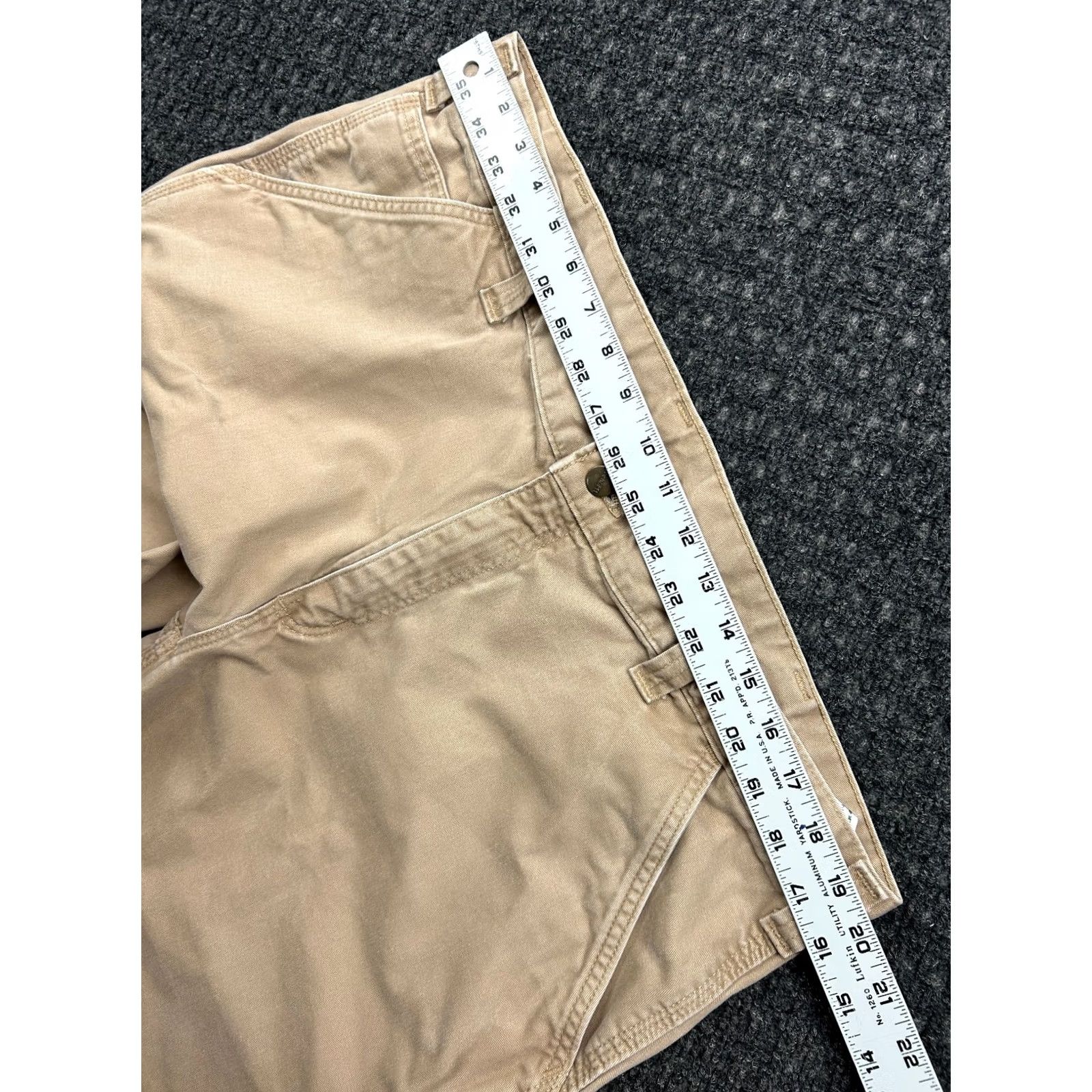 Carhartt VINTAGE Carhartt Relaxed Fit Canvas Work Pants Carpenter 40 x 30 Beige Men Pants 40 Beige Carhartt Carpenter USA Workwear 40 Mens Size US 40 / EU 56 - 6 Thumbnail