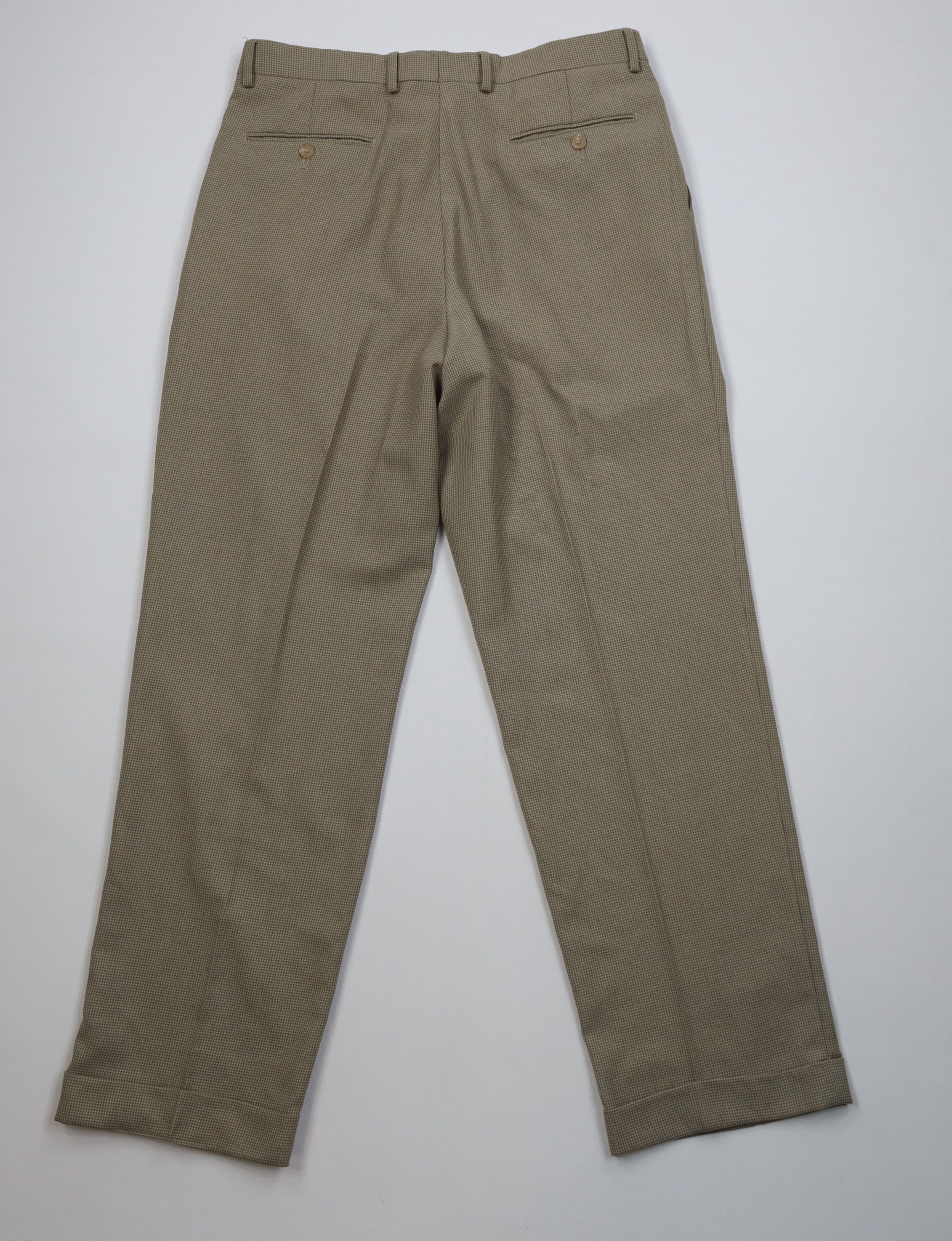 Polo Ralph Lauren Vintage Ralph Lauren Pleated Knit Wide Leg Chino Pants Size US 34 / EU 50 - 9 Thumbnail
