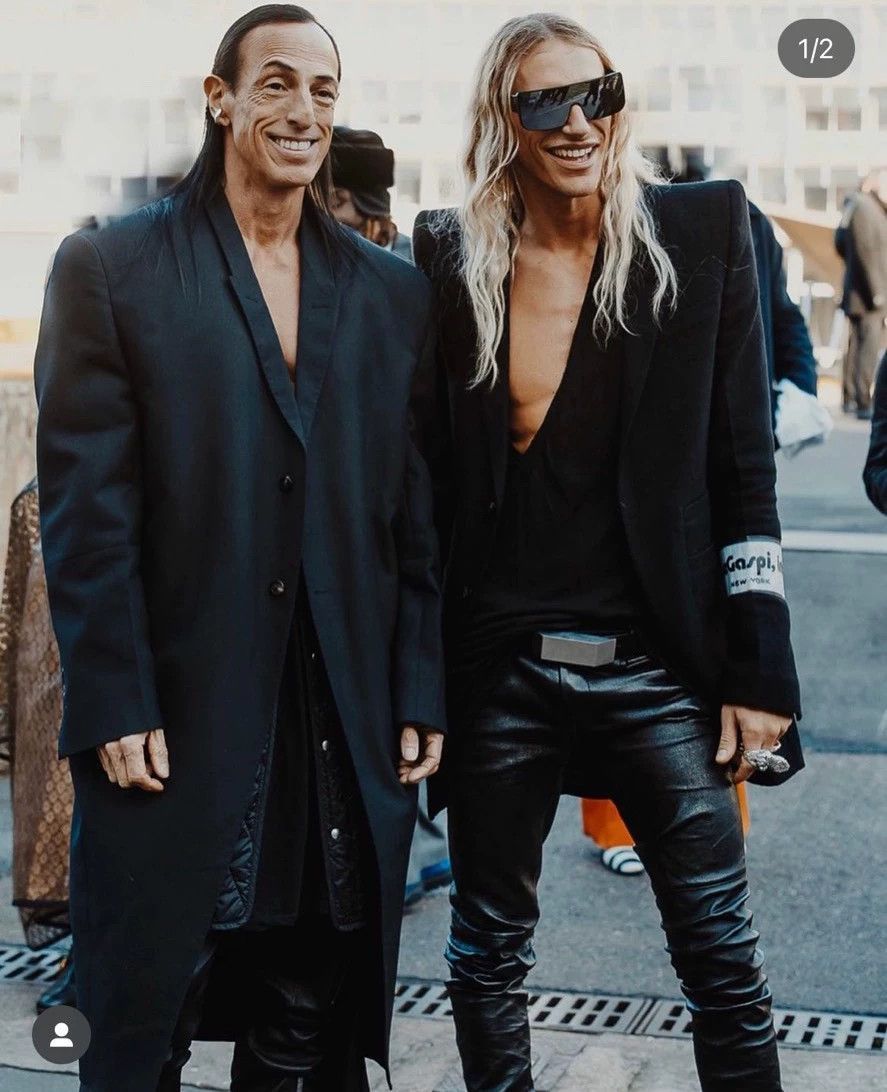 Rick Owens Rick Owens Metal inclined plane three-dimensional cowhide b Size US XXS / EU 40 - 6 Thumbnail
