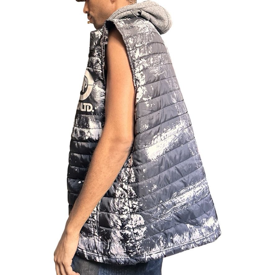 Ecko Unltd. ASTROBOI* ECKO UNLTD Black Painted Puffer Vest - #XL Size US XXL / EU 58 / 5 - 2 Thumbnail