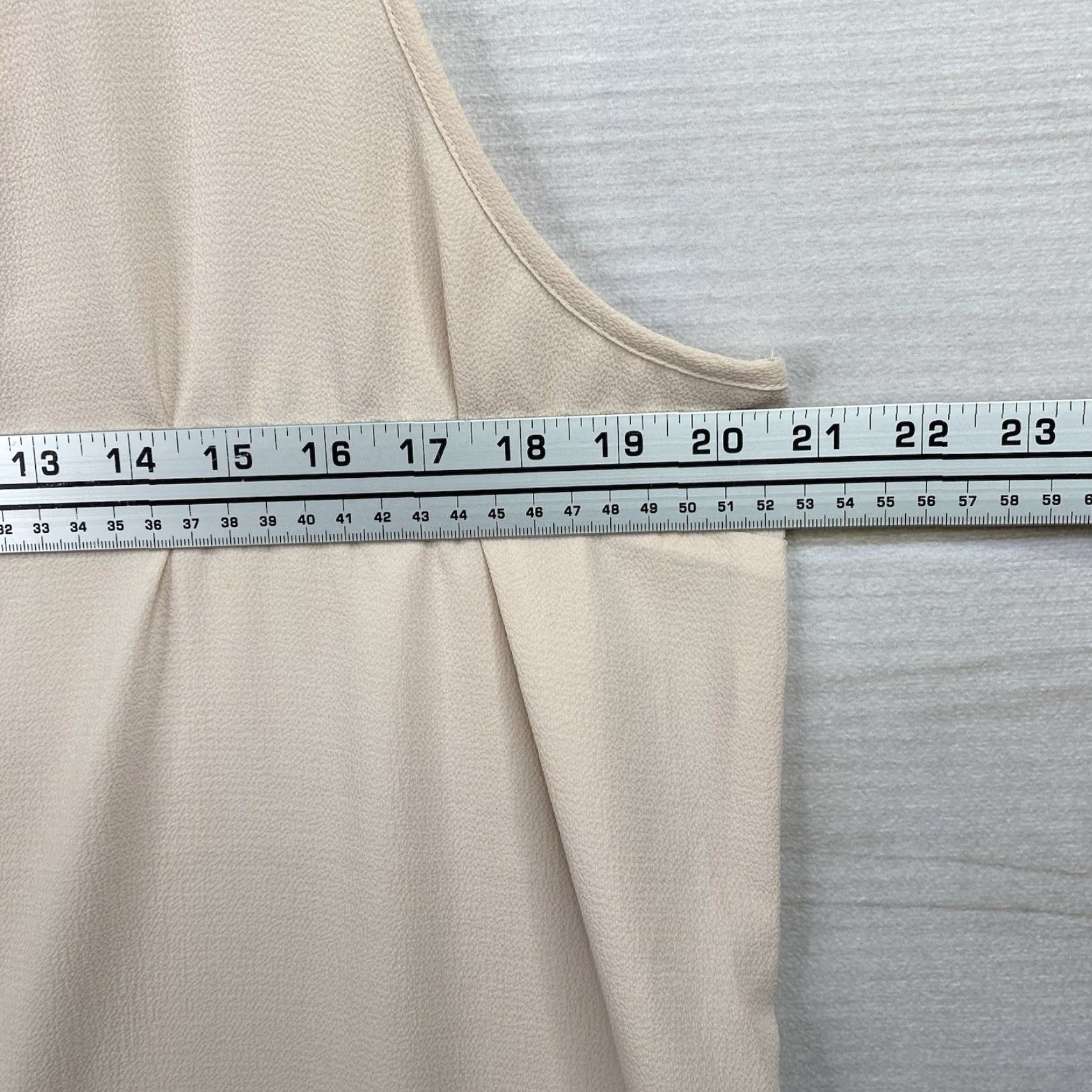 Vintage Maurices Womens Top Sz XL Peach Sheer V Neck Strappy Flowy Stretch Classic Y2K Size XL / US 12-14 / IT 48-50 - 3 Thumbnail