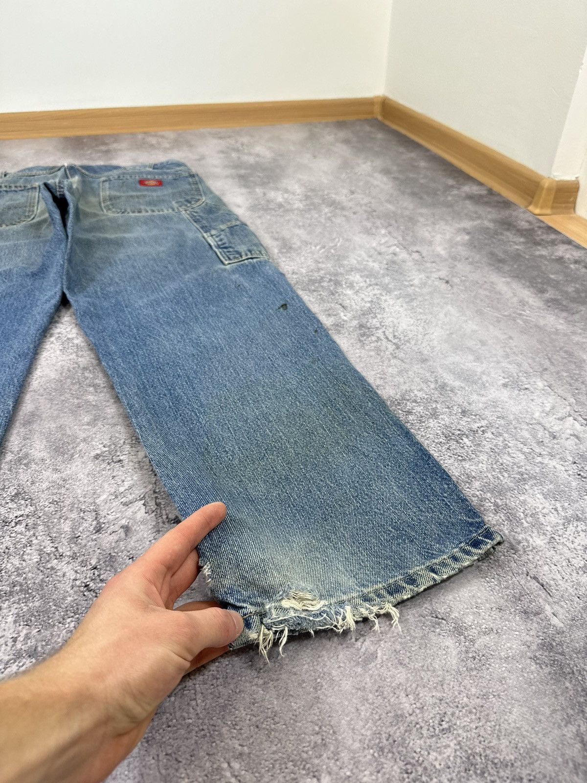 Dickies Vintage Dickies Stone Washed Carpenter USA Baggy Work Pants Size US 36 / EU 52 - 4 Thumbnail