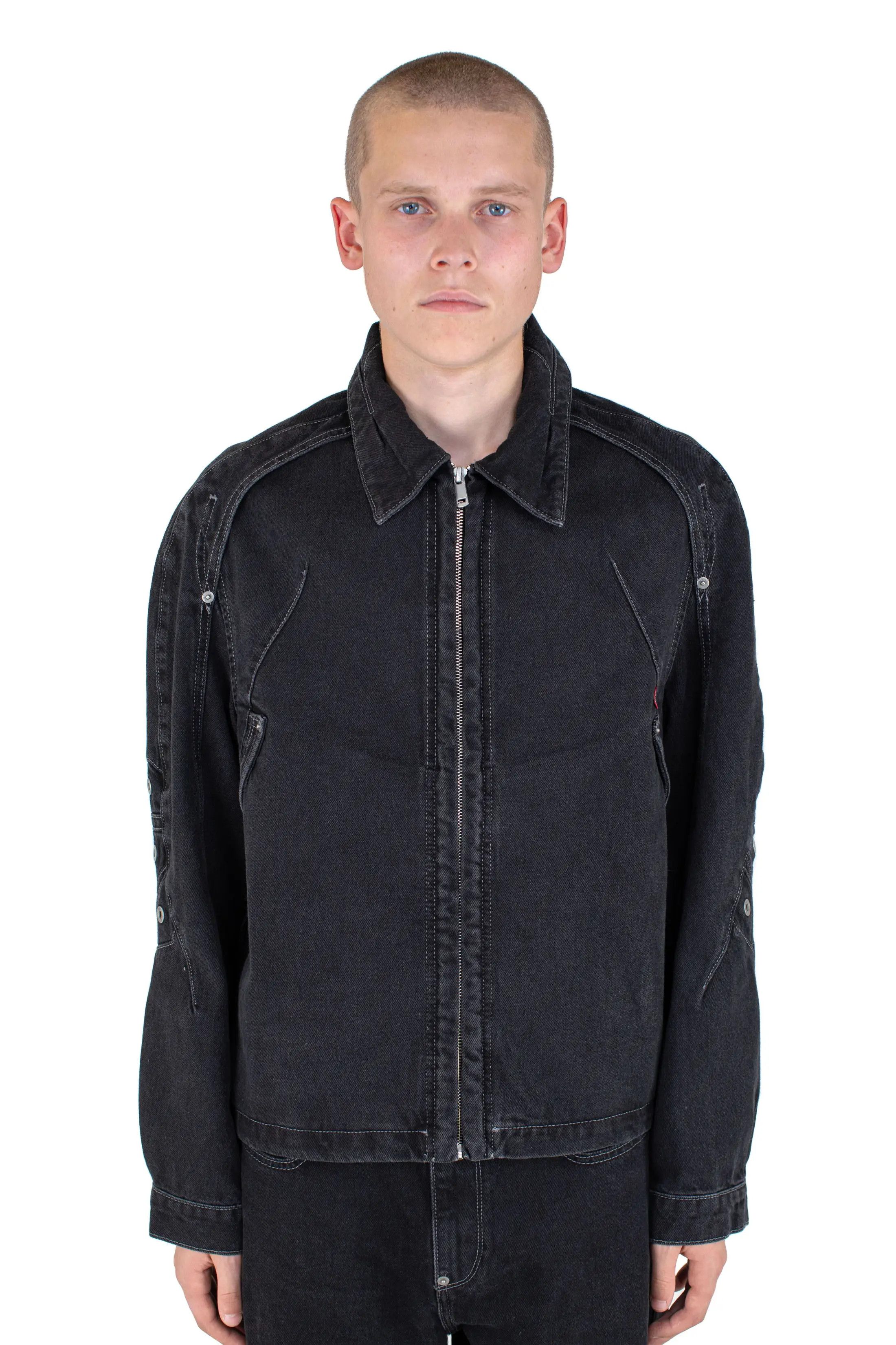 Kiko Kostadinov × Levi's Levi's Articulate Darted Jacket – Black Denim Size US XXL / EU 58 / 5 - 5 Thumbnail