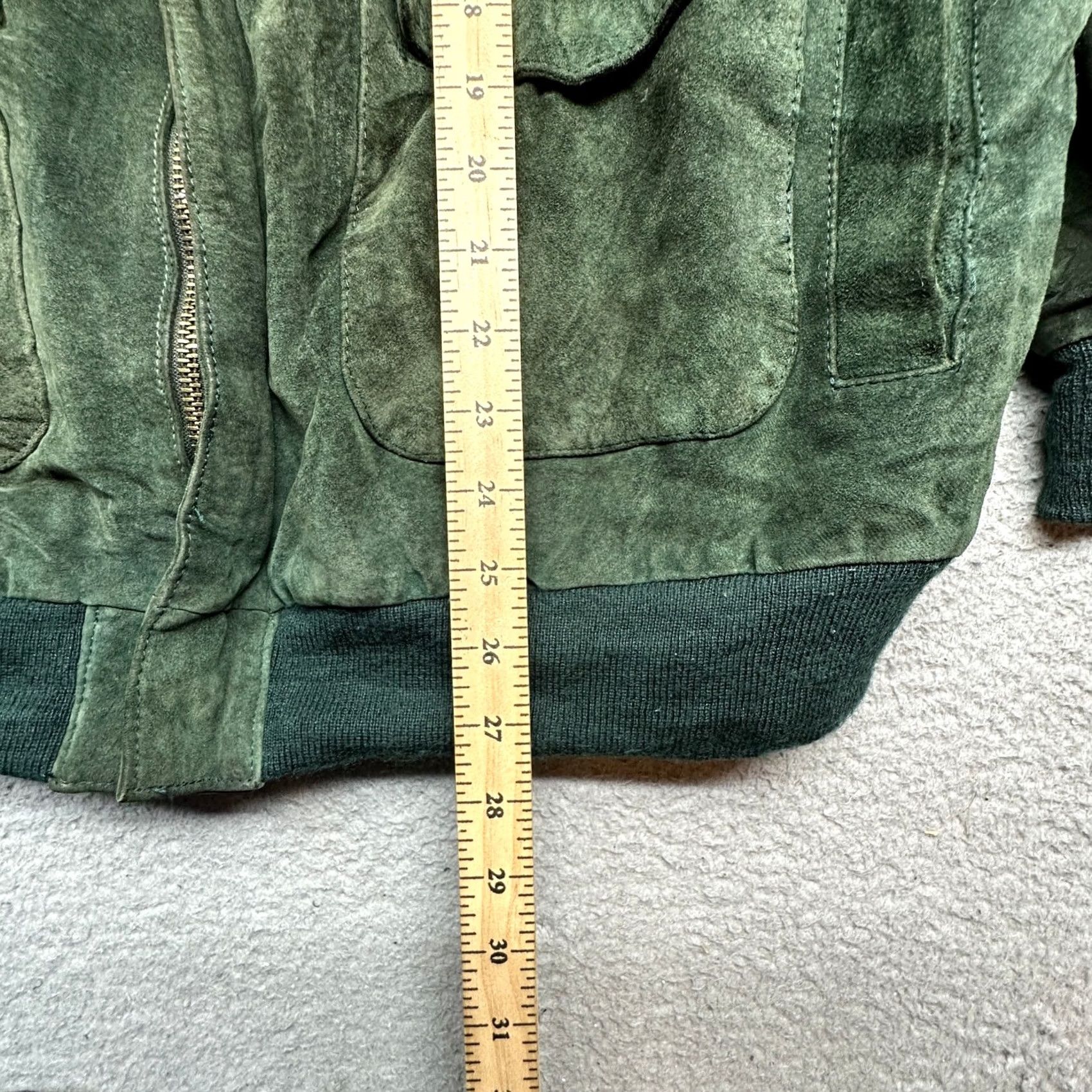 Vintage VINTAGE Repertoire Leather Bomber Aviator Flight Jacket Mens XL Green Map Lined Size US XL / EU 56 / 4 - 4 Thumbnail