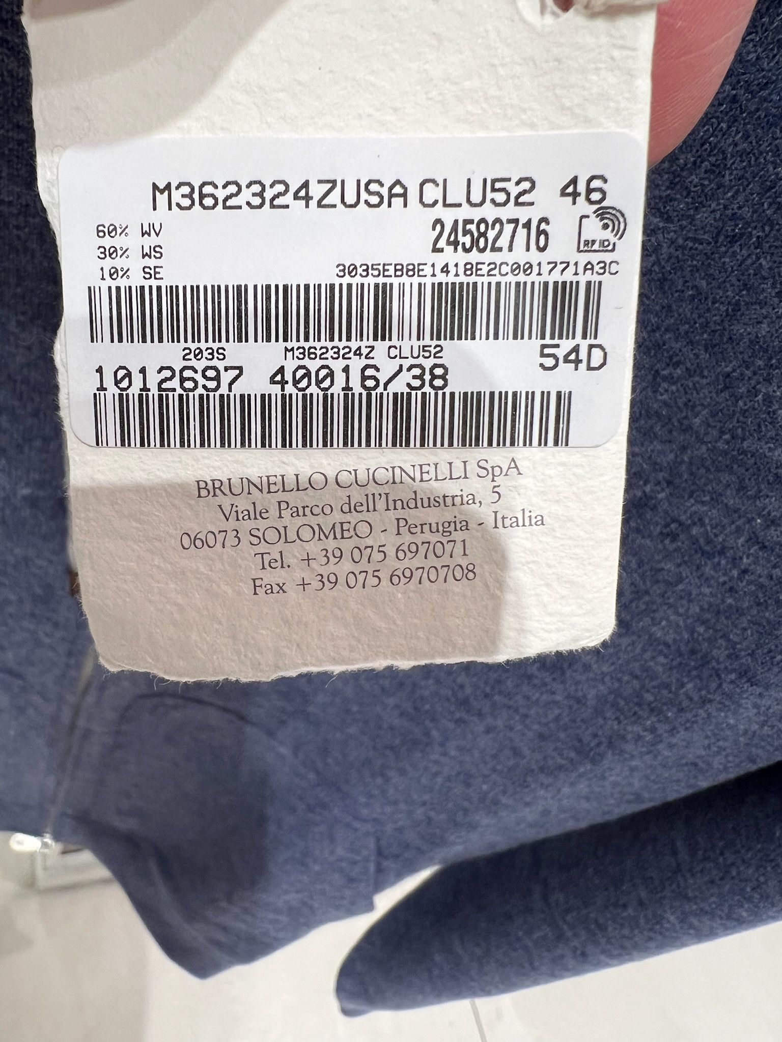Brunello Cucinelli o1w1db10125 Full-Zip Cashmere Zip Cardigan in Blue Size US S / EU 44-46 / 1 - 7 Thumbnail