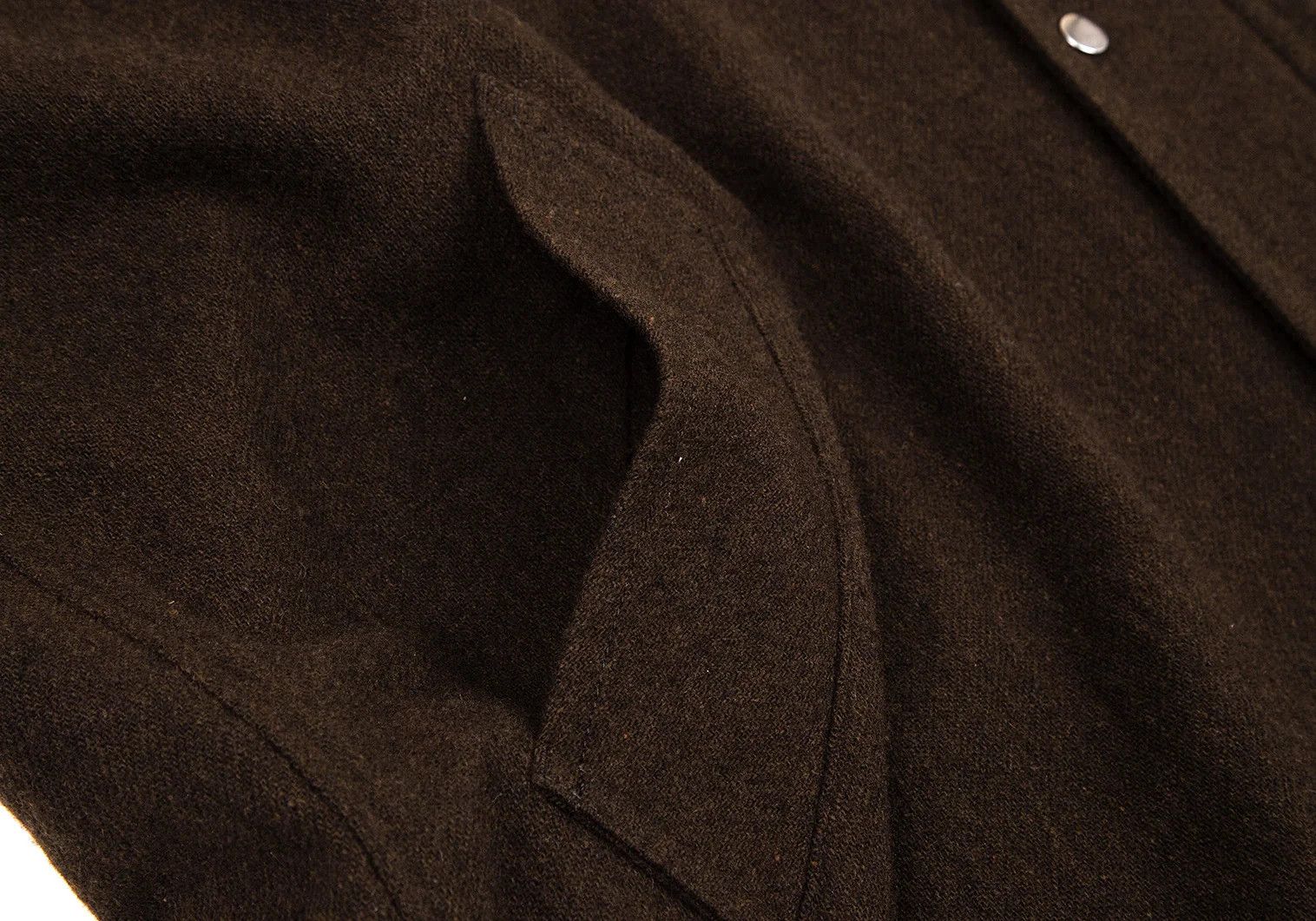 Yohji Yamamoto Blended Wool Doleman Hooded Coat in Dark Brown Size US L / EU 52-54 / 3 - 8 Thumbnail