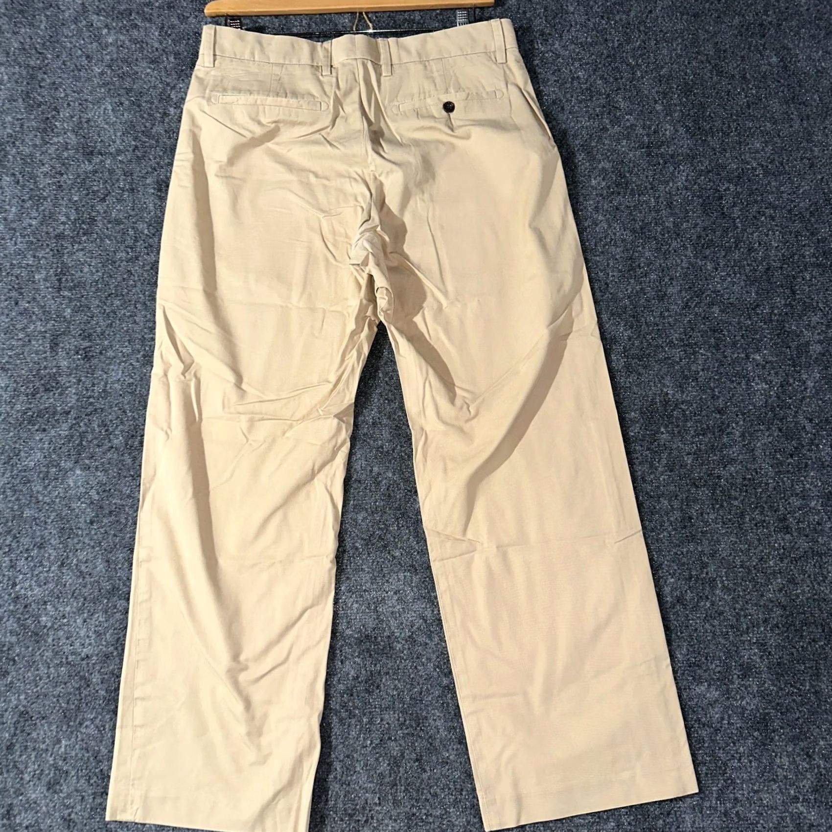 Banana Republic Banana Republic Dress Chino Pants Mens 34 Tan Cotton Straight Leg Pockets Size US 34 / EU 50 - 6 Thumbnail