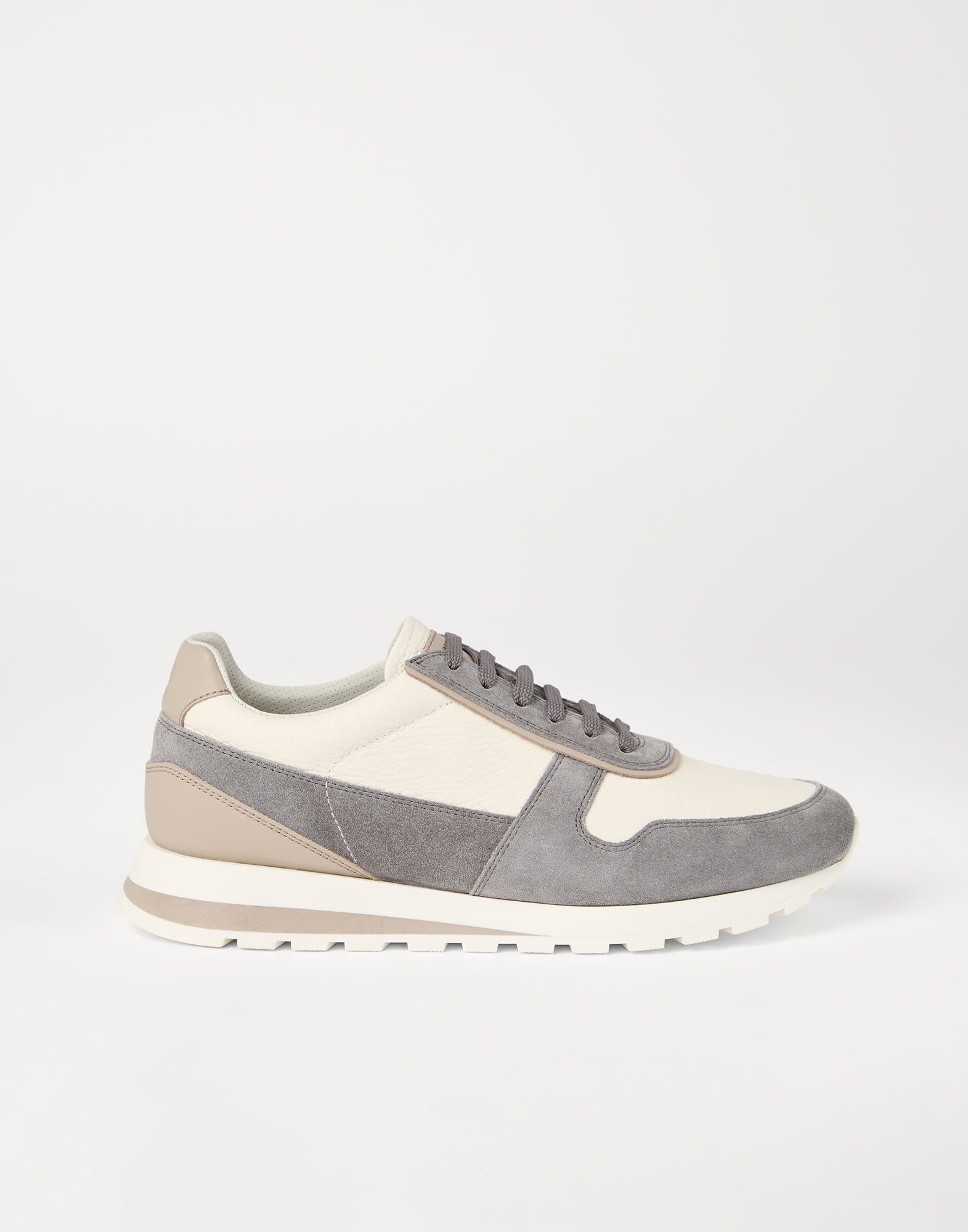 Brunello Cucinelli o1la1rc1a0326 Washed Suede Runners Sneakers in Multicolor Size US 12 / EU 45 - 1 Thumbnail