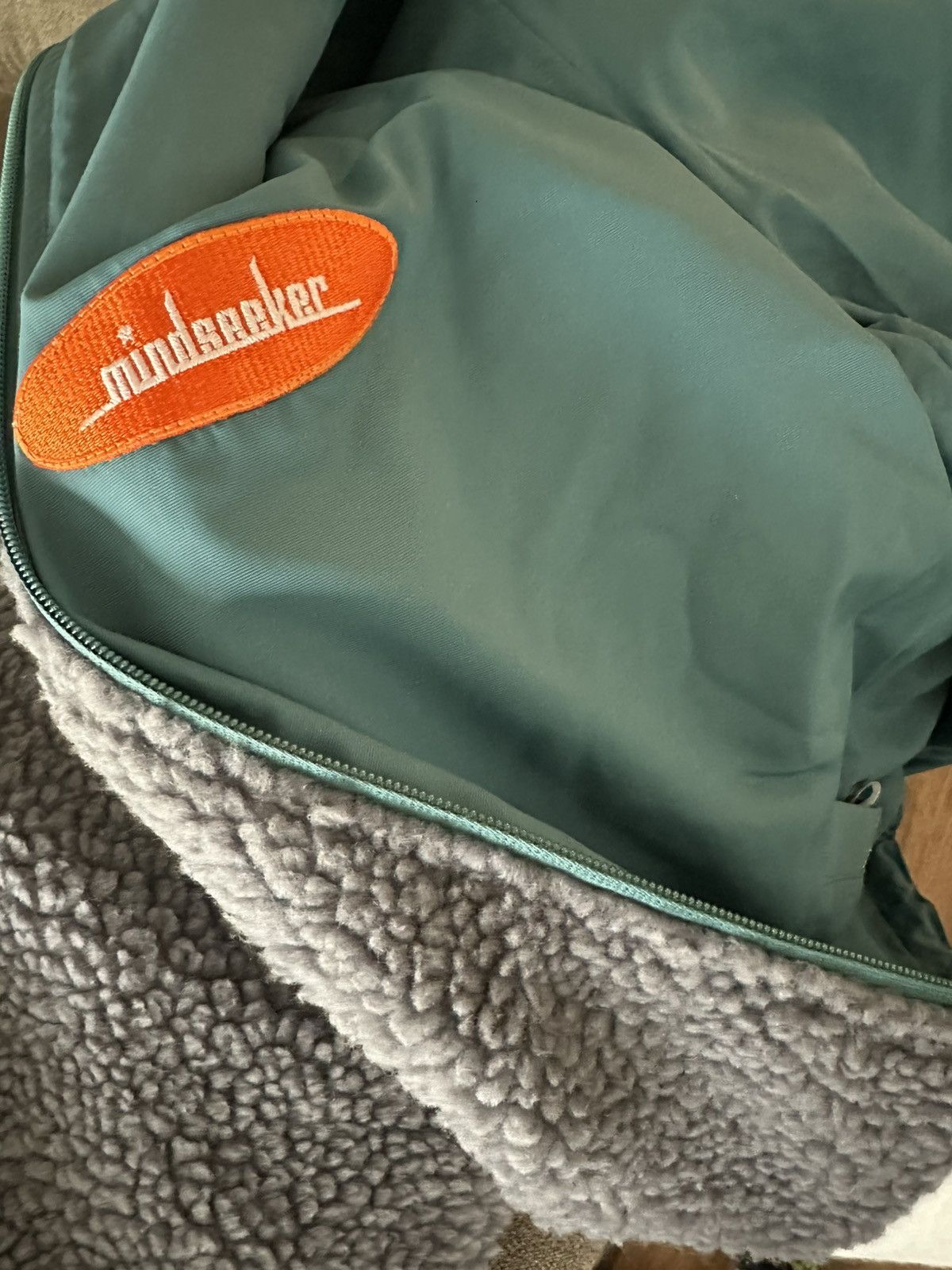 Japanese Brand × Mindseeker Mindseeker 80s Hand Patch Reversible Boa Fleece Jacket Size US S / EU 44-46 / 1 - 12 Thumbnail