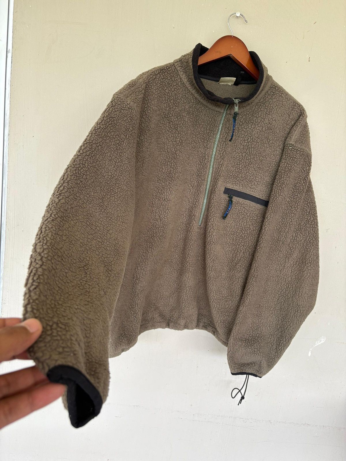 L.L. Bean Vintage 90’s L.L Bean Fleece Half Zipper Sweater Design Size US M / EU 48-50 / 2 - 2 Thumbnail