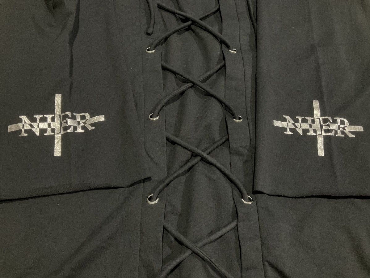 Beauty Beast 🔥Sick Y2K Nier Laces Up Bunny Hoodie Harajuku Punk Size US M / EU 48-50 / 2 - 6 Thumbnail