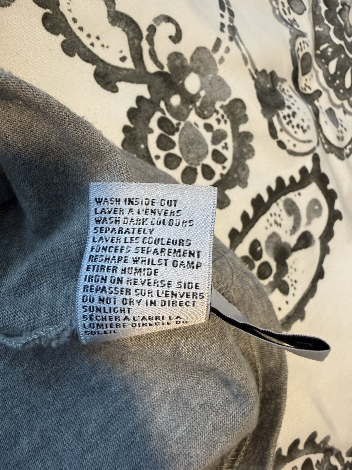 Rue Porter Ultra Luxury Tee - Heather Grey Size US L / EU 52-54 / 3 - 4 Thumbnail