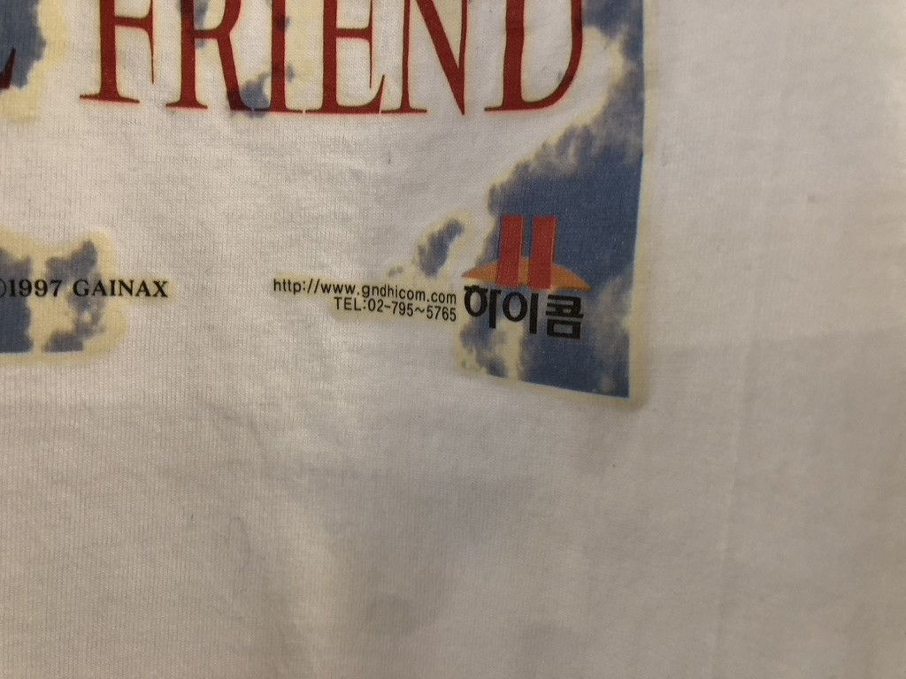 Vintage 100% Authentic 1997 Evangelion 'Girlfriend of Steel' T-shirt Size US S / EU 44-46 / 1 - 6 Thumbnail