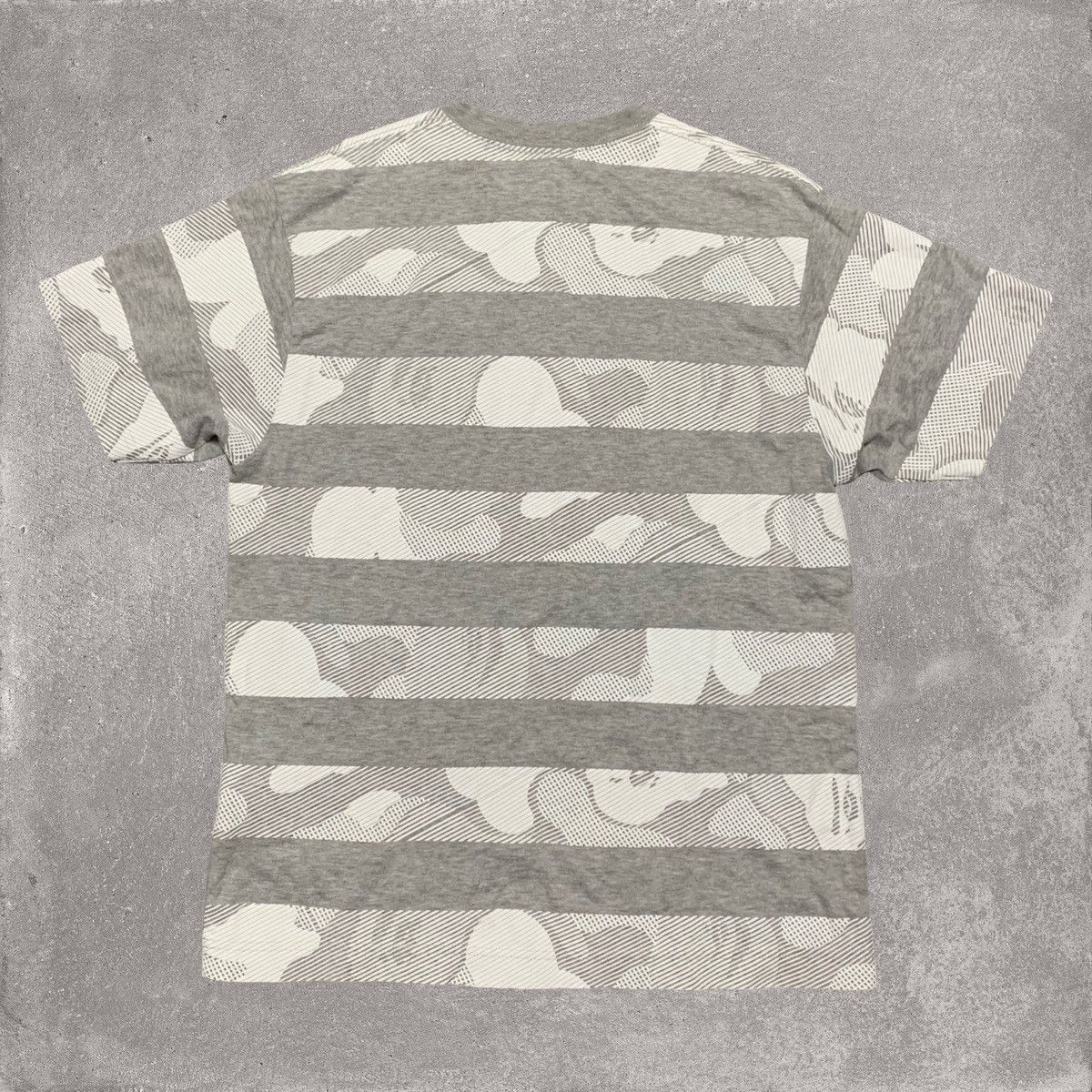 Bape Bape Medium Camo Stripe Grey Tee A Bathing Ape Vintage 90s Size US M / EU 48-50 / 2 - 2 Thumbnail