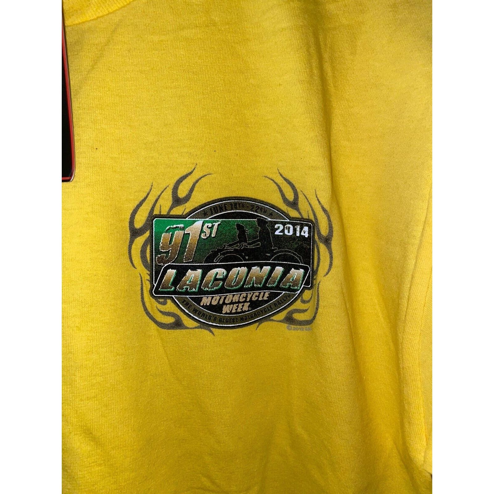 Alstyle Laconia Motorcycle Week Shirt Graphic Tee 2010s 2014 Large Size US L / EU 52-54 / 3 - 3 Thumbnail