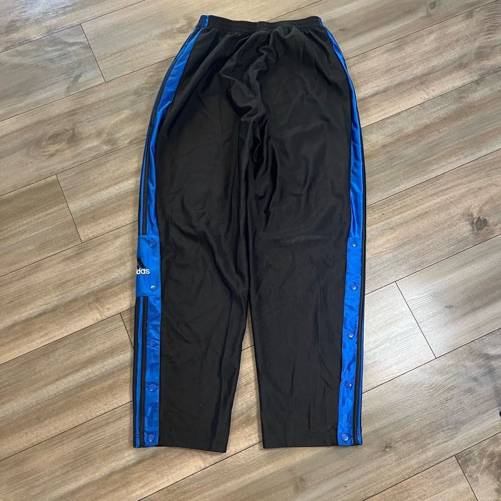 Adidas VTG Adidas Snap Leg Dazzle Shiny Track Pants Men large Bin L Size US 40 / EU 56 - 5 Thumbnail
