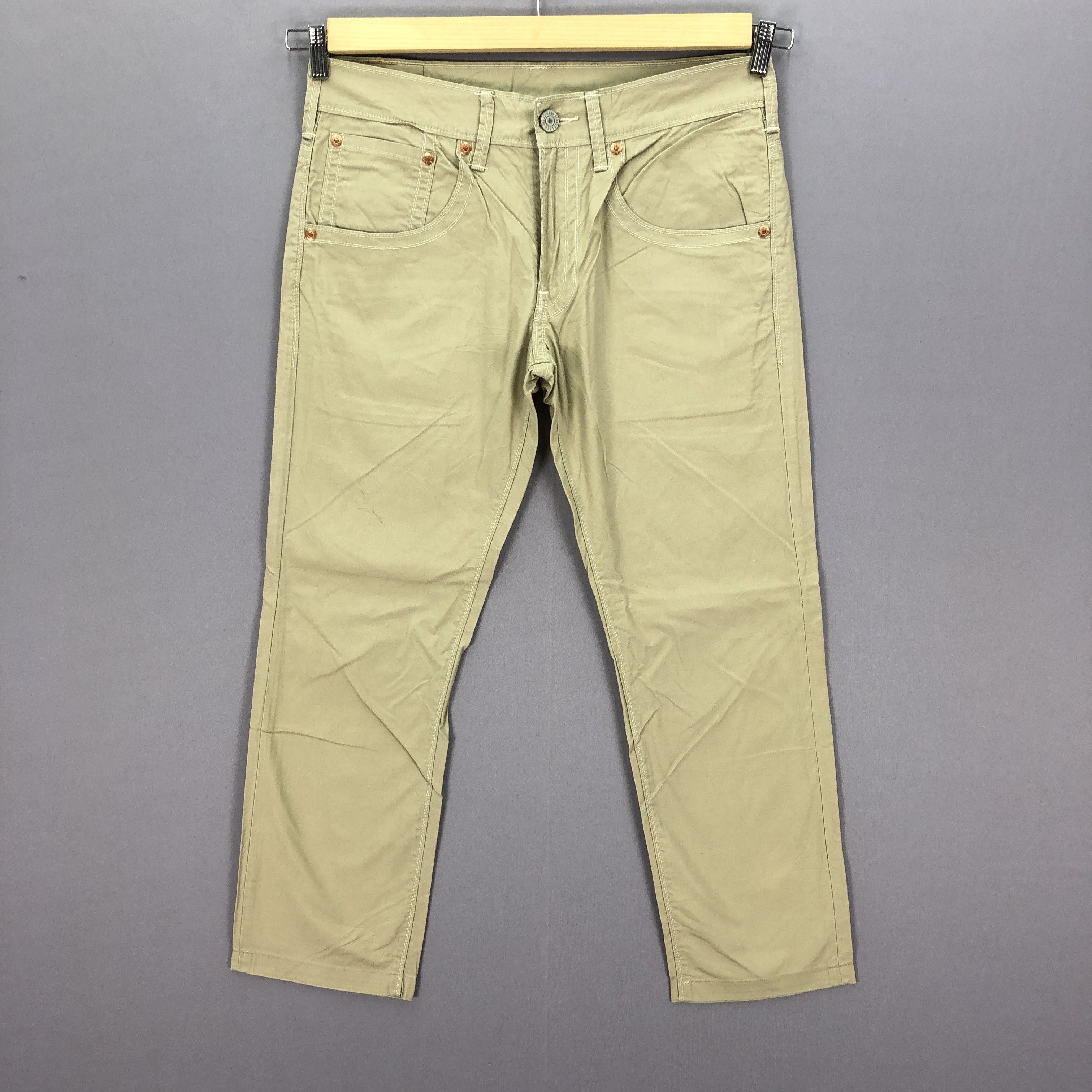 Levi's Vintage Levis 511 Slim Skinny Tapered Leg Brown Jeans Denim Size US 32 / EU 48 - 1 Thumbnail