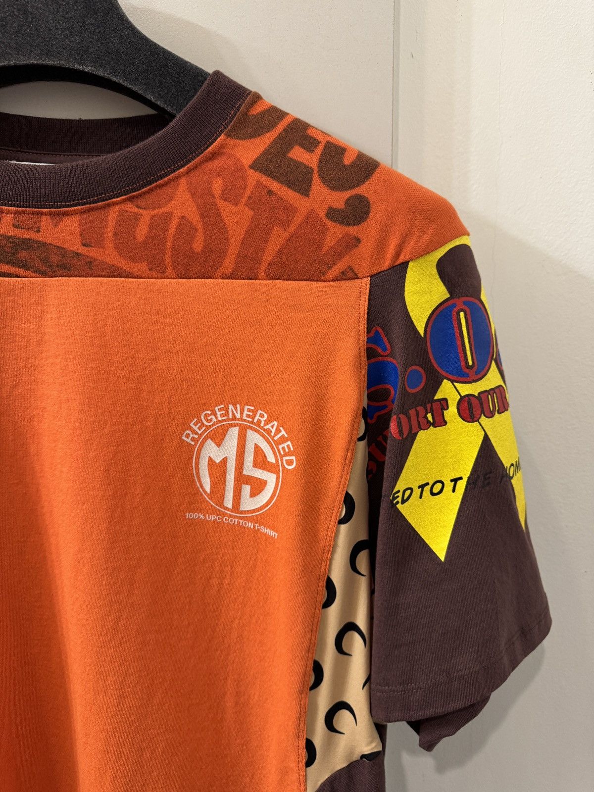 Marine Serre Last Size Marine Serre Regenerated Patchwork T-Shirt Size US M / EU 48-50 / 2 - 2 Thumbnail