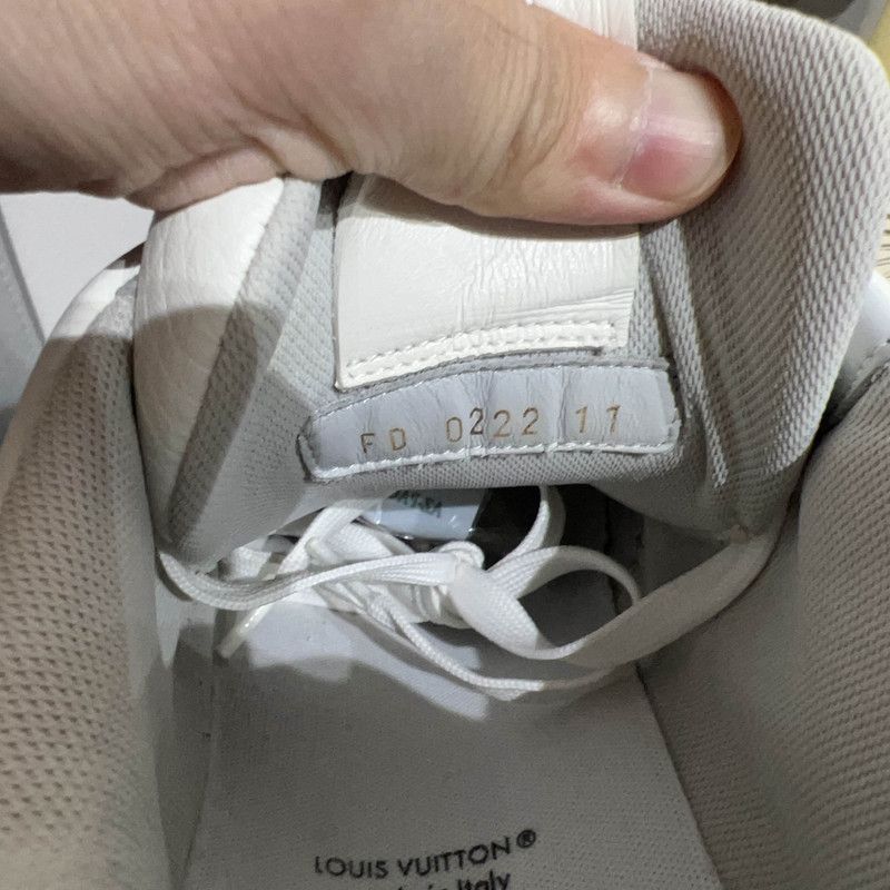 Louis Vuitton Louis Vuitton White Cement Low-Top Sneakers -2508 Size US 11 / EU 44 - 5 Thumbnail