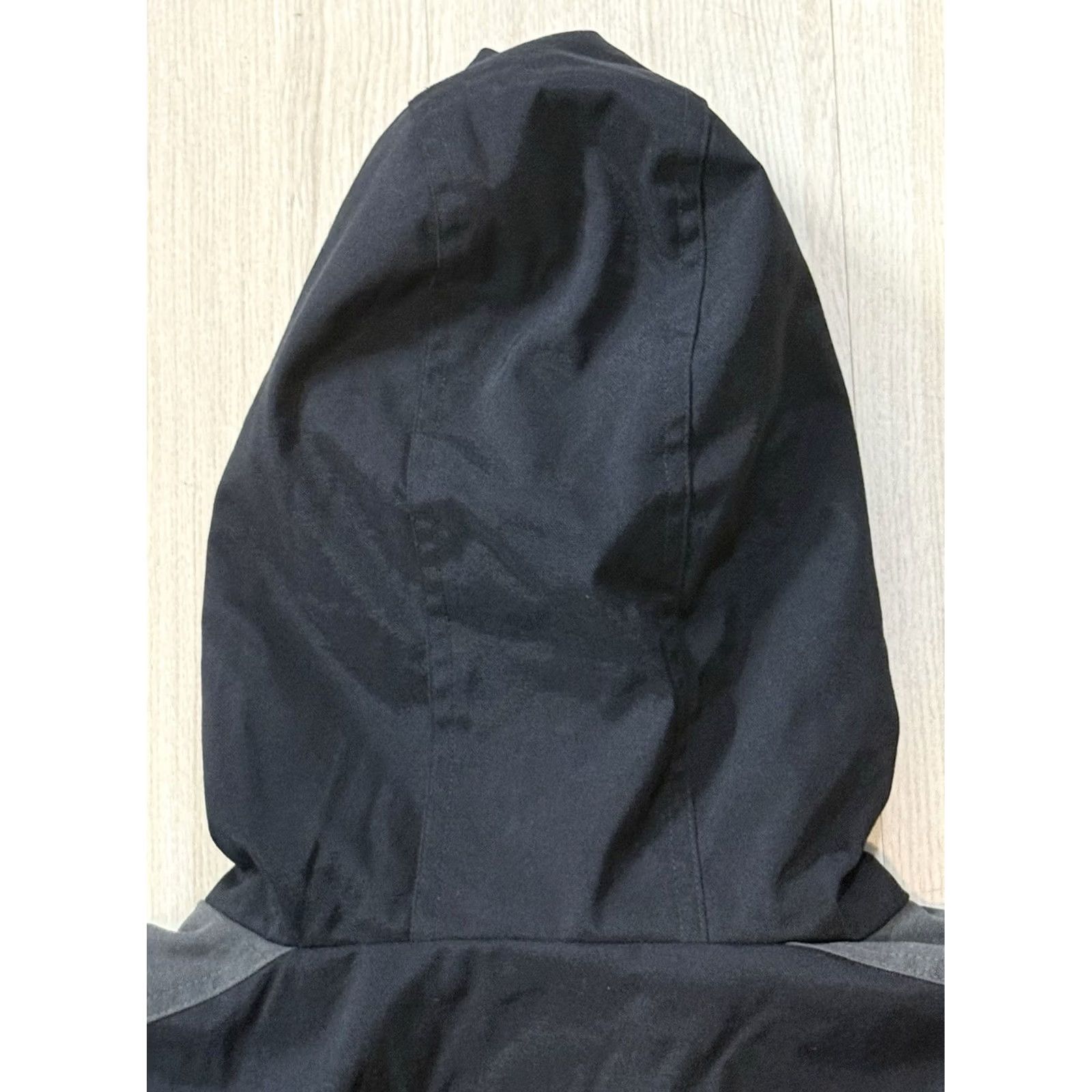 Gap VINTAGE Gap Anorak Jacket Medium Fleece Lined Padded Heavyweight Hooded Zippered Nylon Black Mens 90s Outdoor Nature Ski 1/2 Zip Pockets Weathergear Size US M / EU 48-50 / 2 - 7 Thumbnail