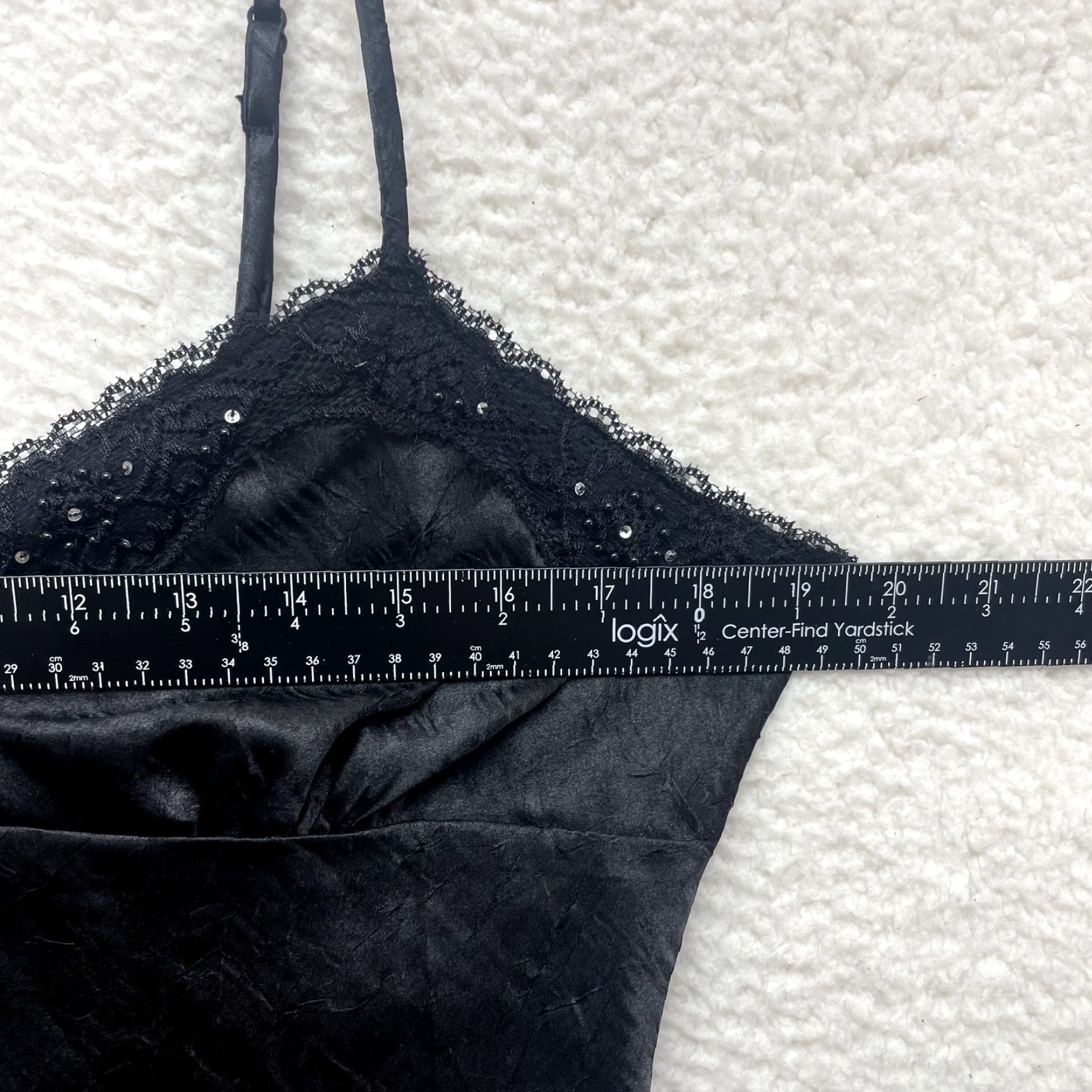Vintage **VINTAGE LARGE BLACK SATIN GRUNGE NO BOUNDARIES Y2K CAMISOLE SHIRT** User: **VINTAGE LARGE BLACK SATIN GRUNGE CAMISOLE SHIRT** Size L / US 10 / IT 46 - 5 Thumbnail