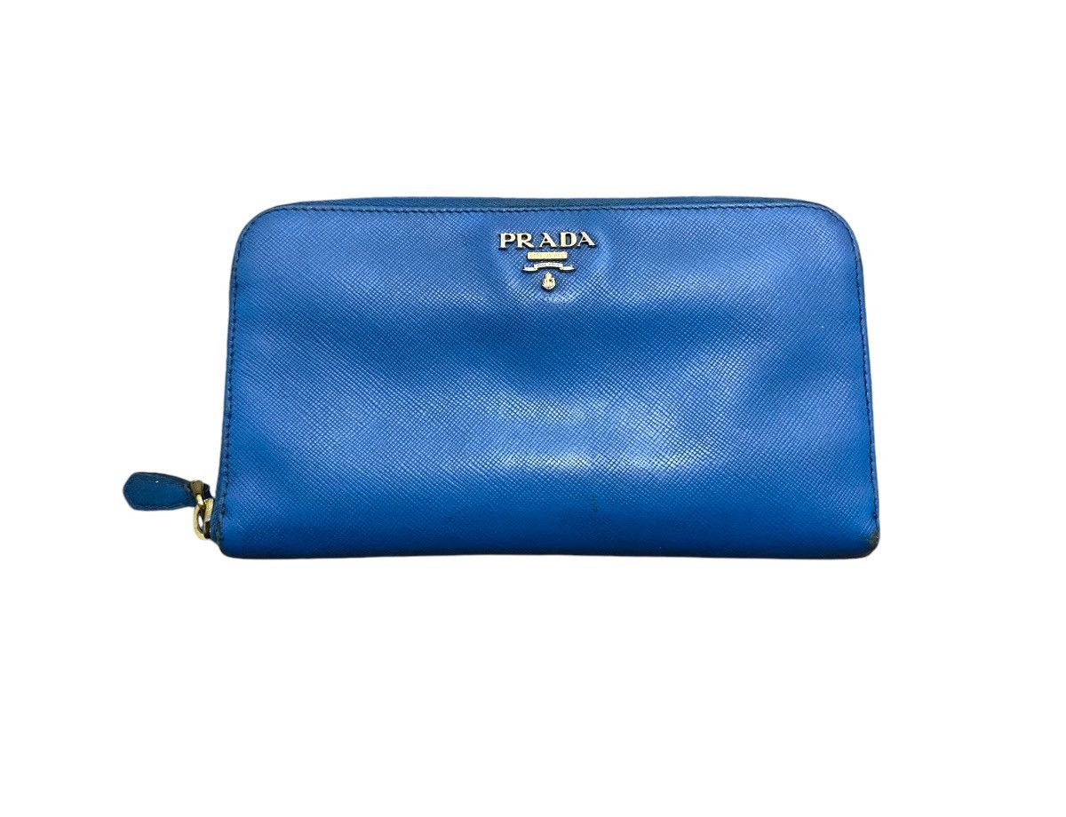 Designer × Prada Rare Design Vintage Brand Prada Long Wallet 1990s Size ONE SIZE - 1 Thumbnail