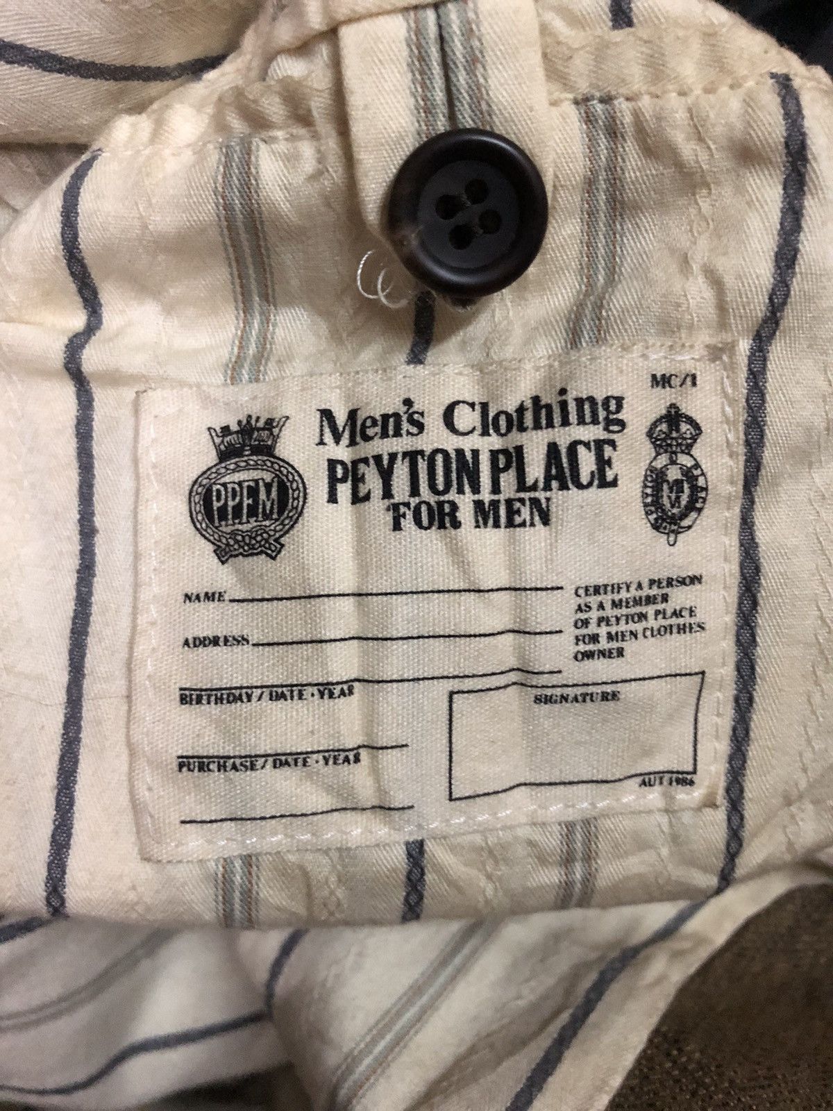 PPFM Peyton Place For Men Chore Workwear Jacket Size US M / EU 48-50 / 2 - 5 Thumbnail