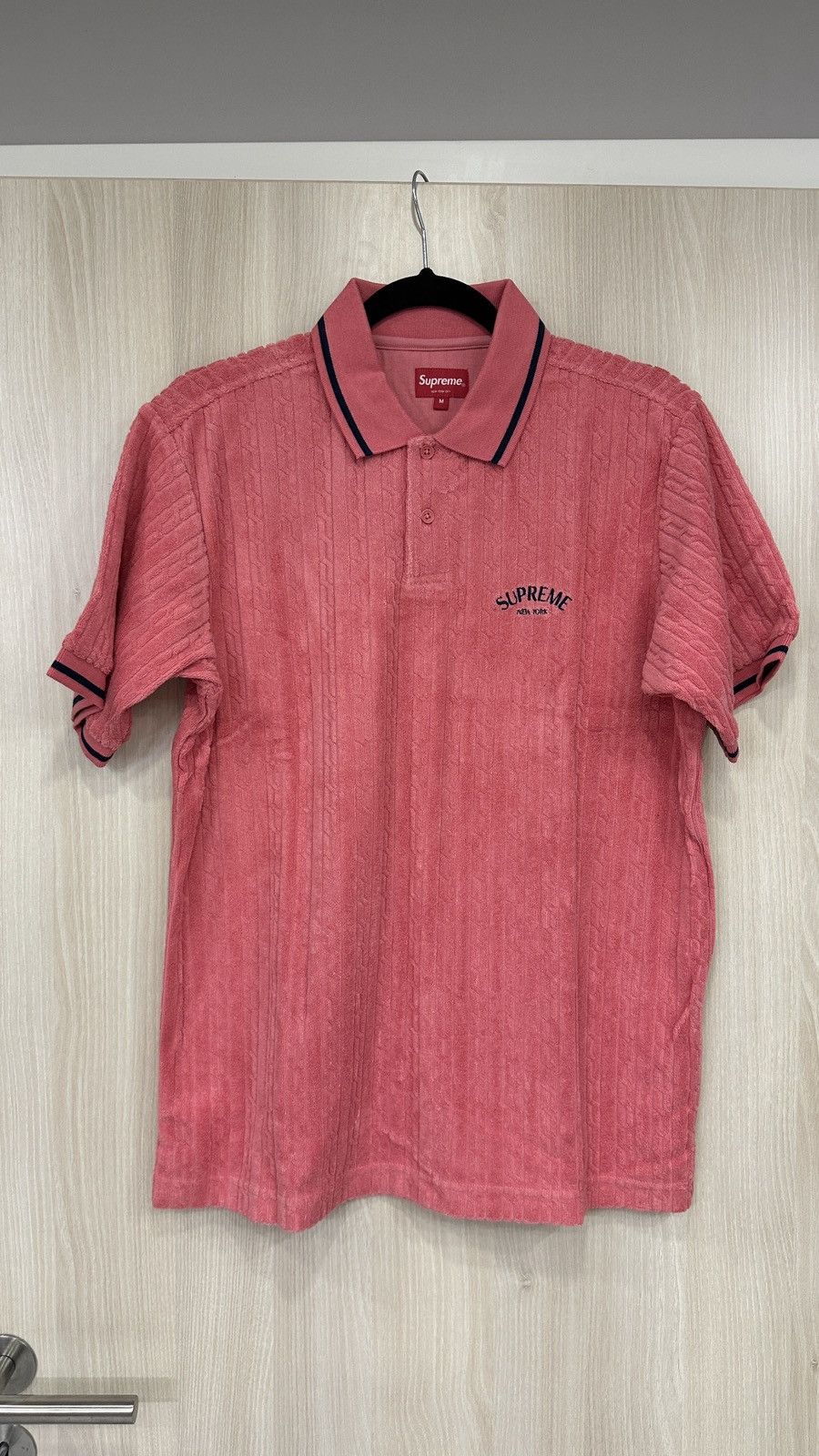 Supreme Supreme Patchwork Knit Zip Up Polo SS20 | Grailed