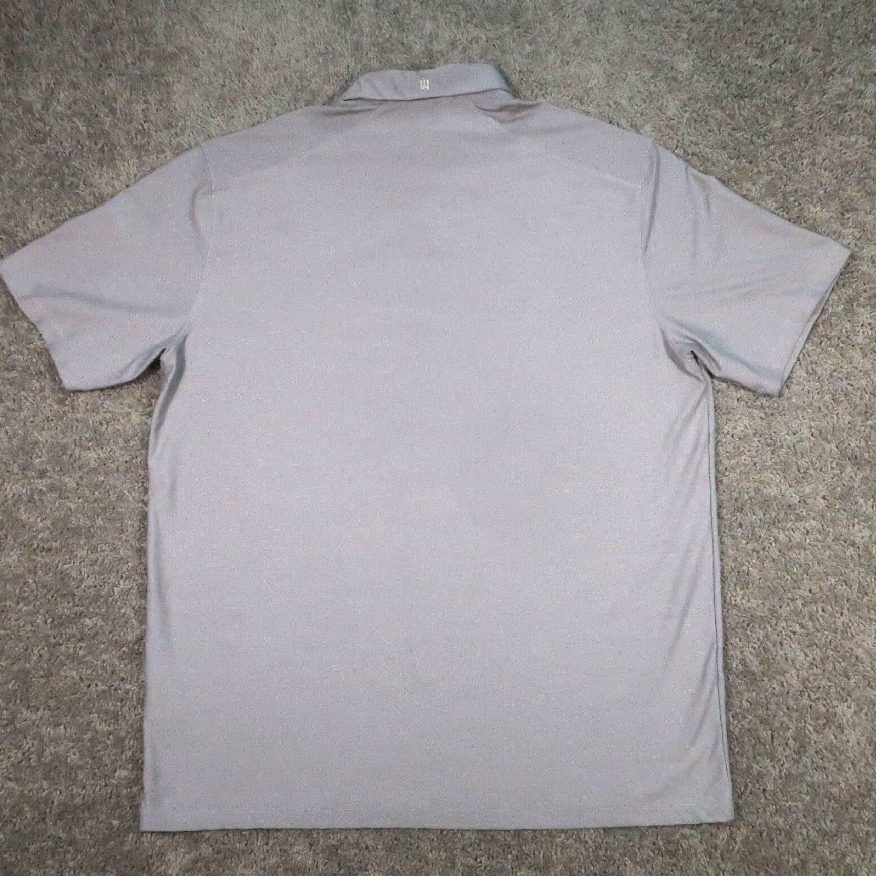 Vintage Tiger Woods Collection Polo Shirt Mens XL Gray Dri Fit Performance Vented Collar Slide Visible Logo Short Sleeve Golf Shirt Nike Tiger Woods 90s? Size US XL / EU 56 / 4 - 2 Thumbnail