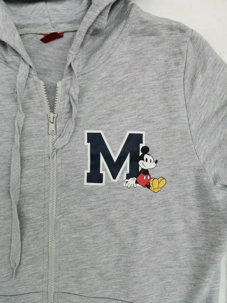 Mickey Mouse Disney Mickey Mouse Big Logo Hoodie Zipper Sweatshirt Size US M / EU 48-50 / 2 - 5 Thumbnail