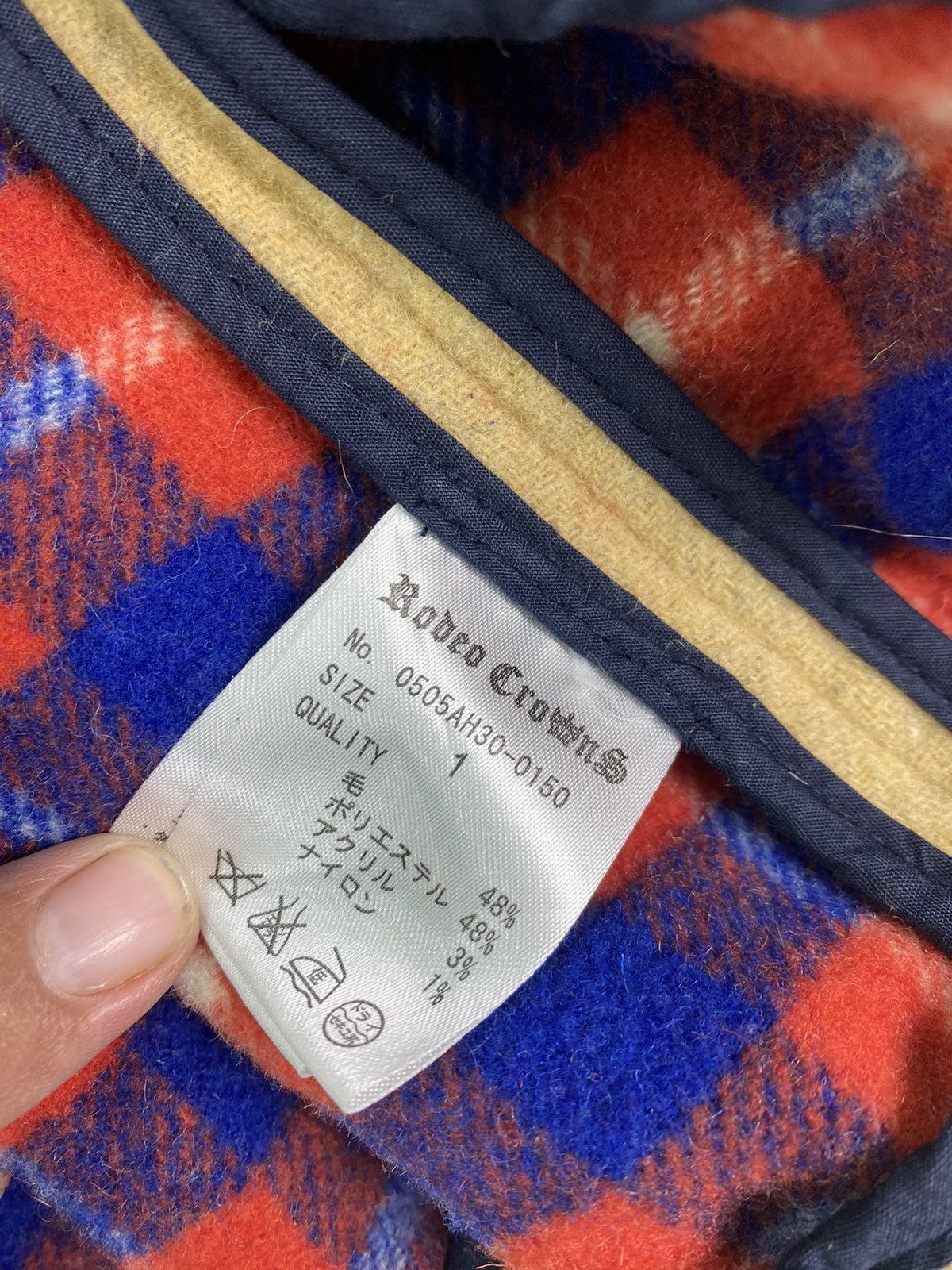 Japanese Brand Rodeo Crown japan classic tartan plaid lined warm jacket Size US S / EU 44-46 / 1 - 6 Thumbnail