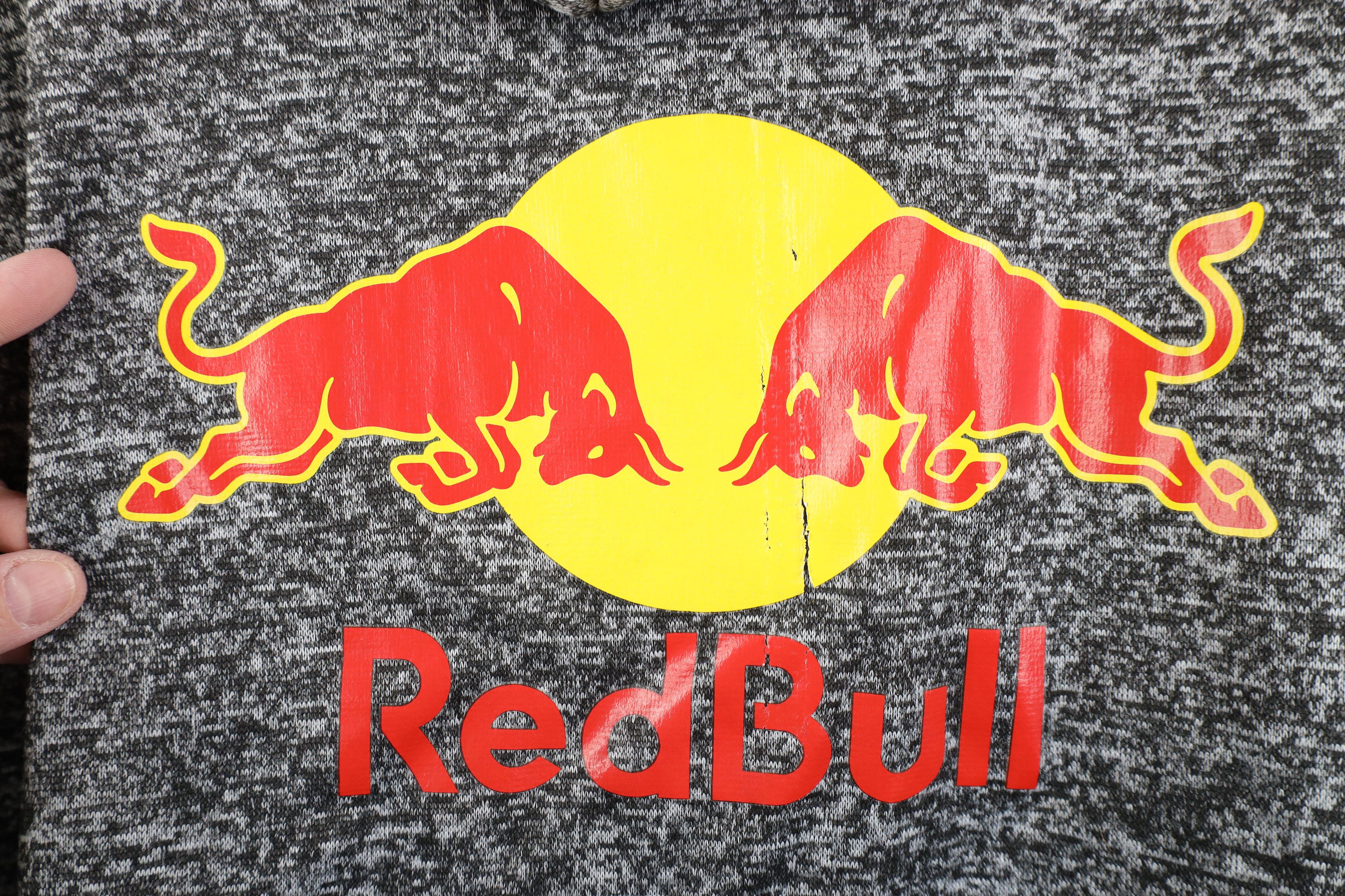 Vintage Vintage Red Bull Racing Spell Out Knit Full Zip Hoodie Size L / US 10 / IT 46 - 13 Thumbnail