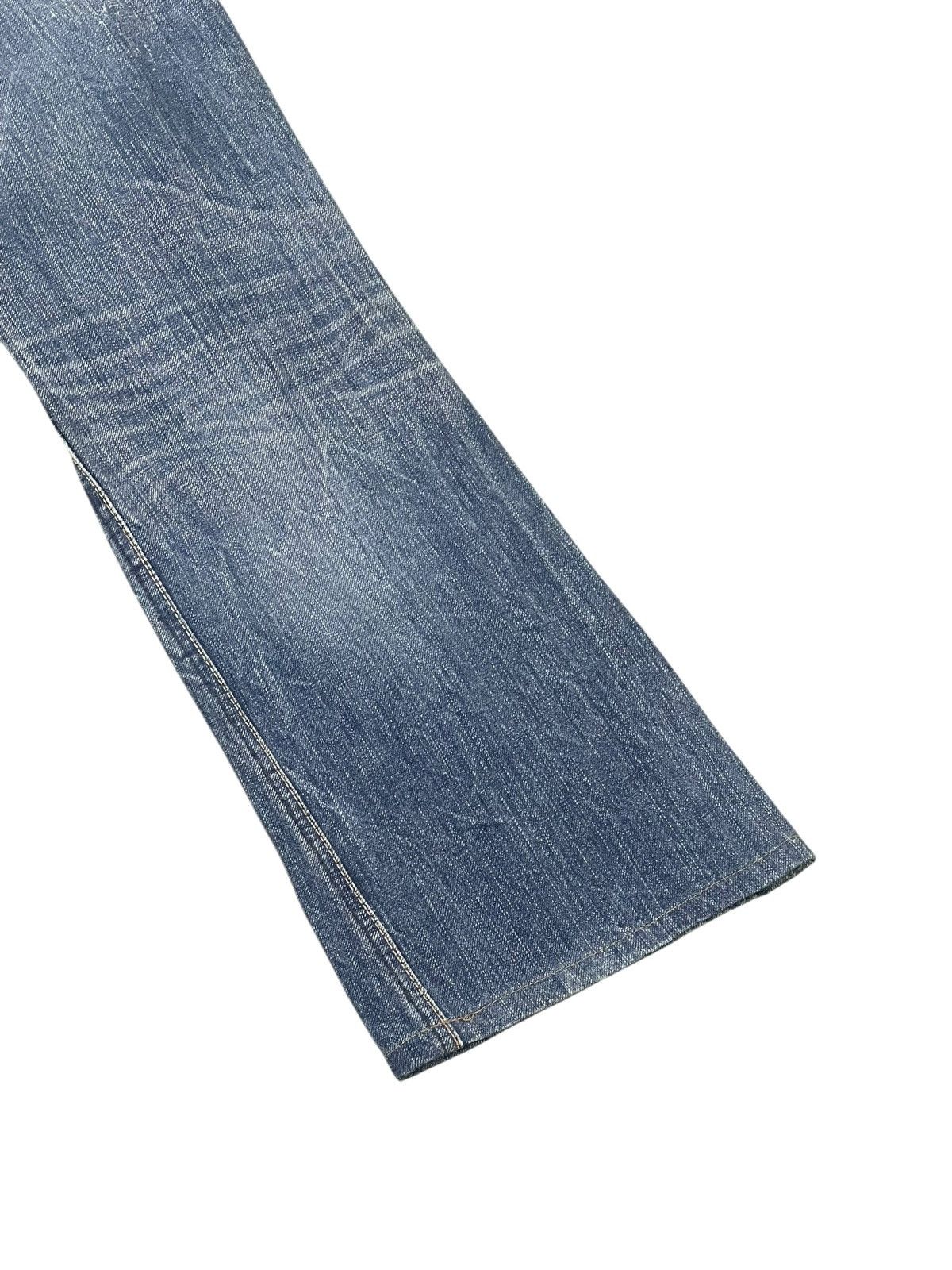 If Six Was Nine Flare Jeans Edwin Japan Distress Low Rise Boot Cut 2🟦0 Size US 30 / EU 46 - 13 Thumbnail
