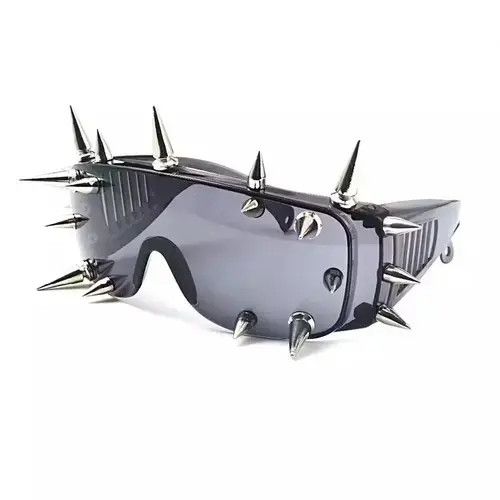 Electric Visual Spiked Sunglasses Y2K Size ONE SIZE - 1 Thumbnail