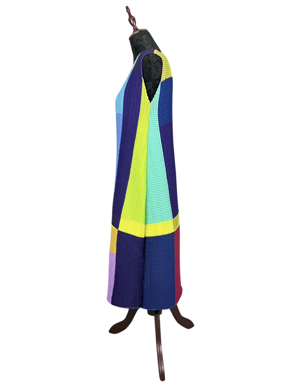Homme Plisse Issey Miyake × Issey Miyake × Pleats Please Issey Miyake Issey Miyake Main Line Bubble Multicolor Dress Size ONE SIZE - 4 Thumbnail