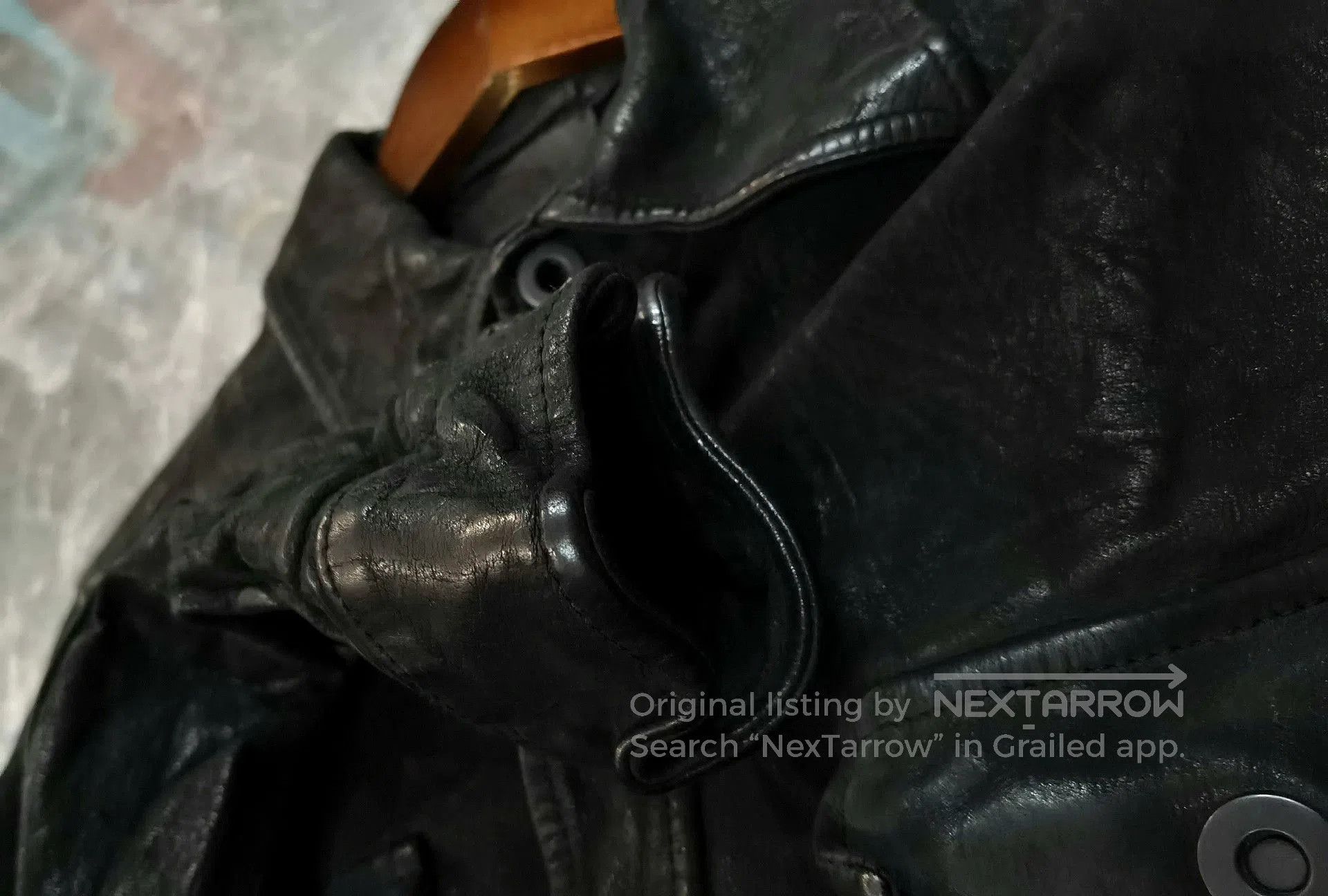 Santacroce Santacroce Washed Vintage Wild Cowhide Leather Jacket. Size US M / EU 48-50 / 2 - 4 Thumbnail