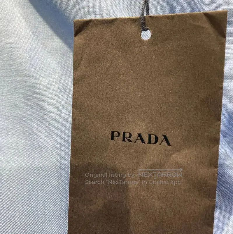 Prada Prada Blue Cotton Casual Pants for Men. Size US 30 / EU 46 - 3 Thumbnail