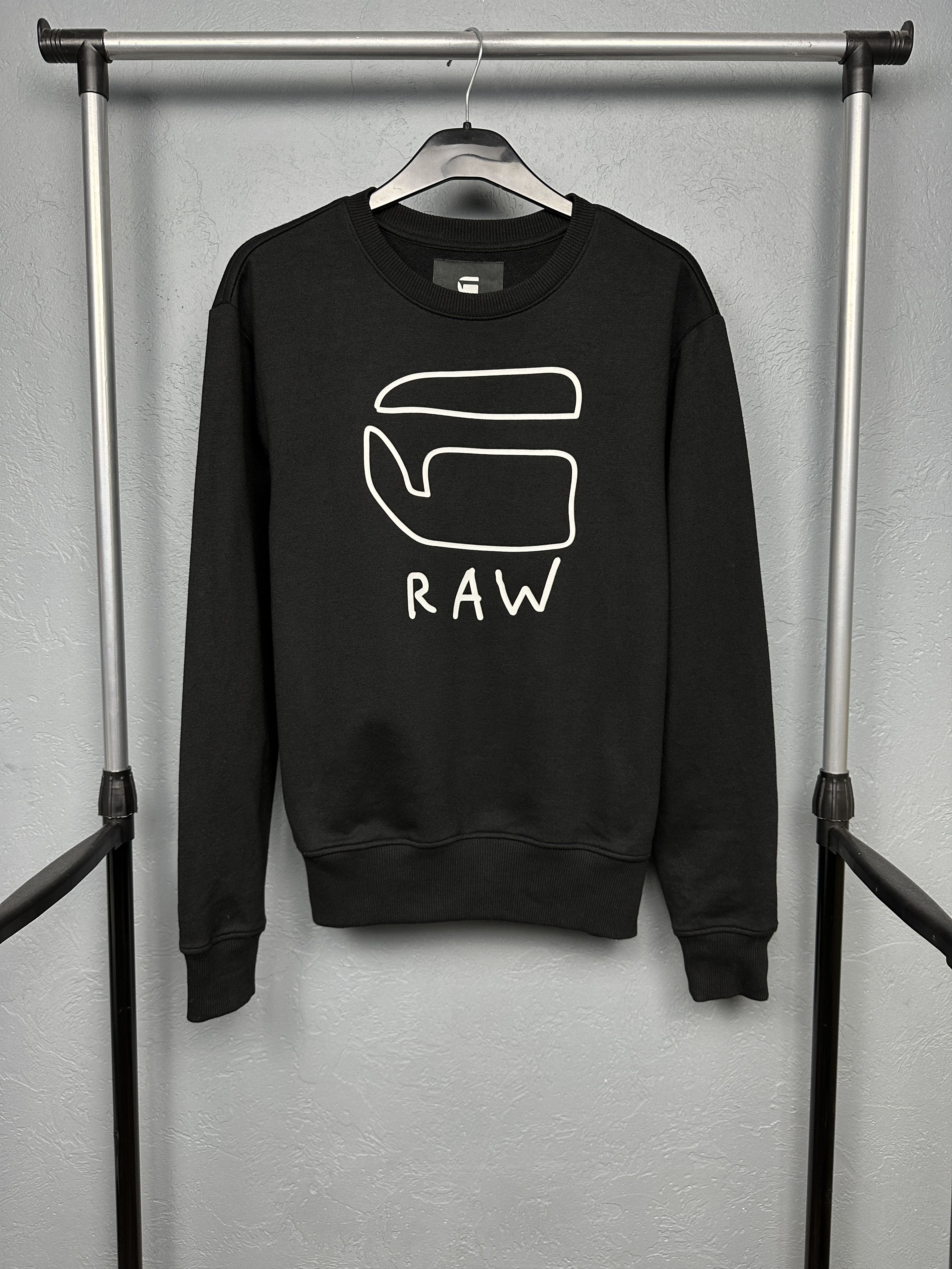 G-Star G Star Raw Mens Outline Crew Neck Sweatshirt Size US S / EU 44-46 / 1 - 1 Thumbnail