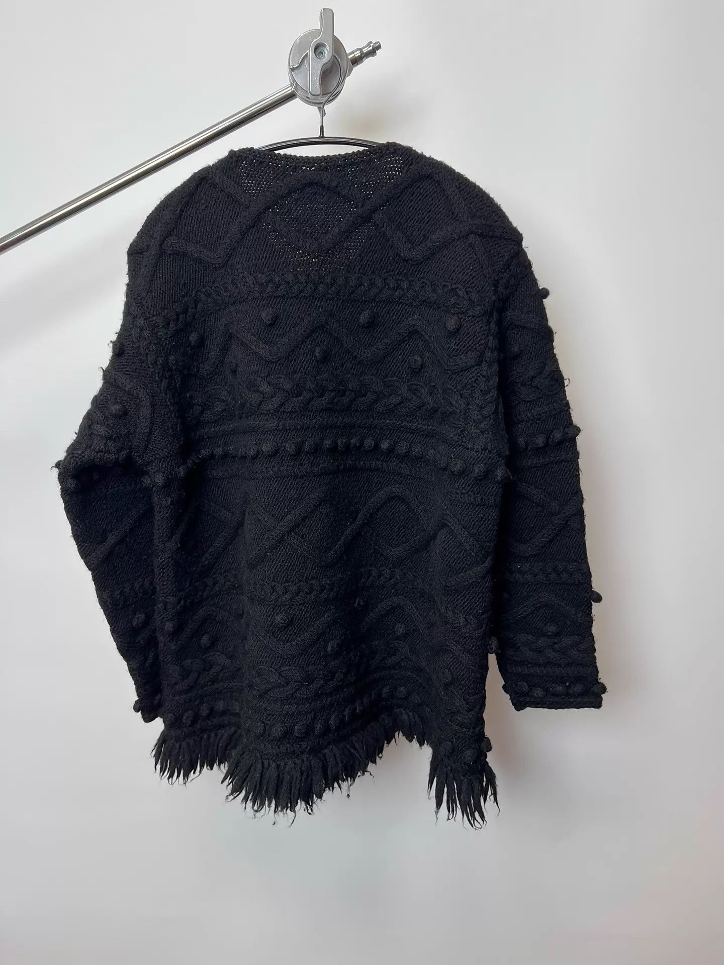 Issey Miyake Issey Miyake Vintage Tassel Pom Pom Wool Knit Cardigan M Size M / US 6-8 / IT 42-44 - 6 Thumbnail