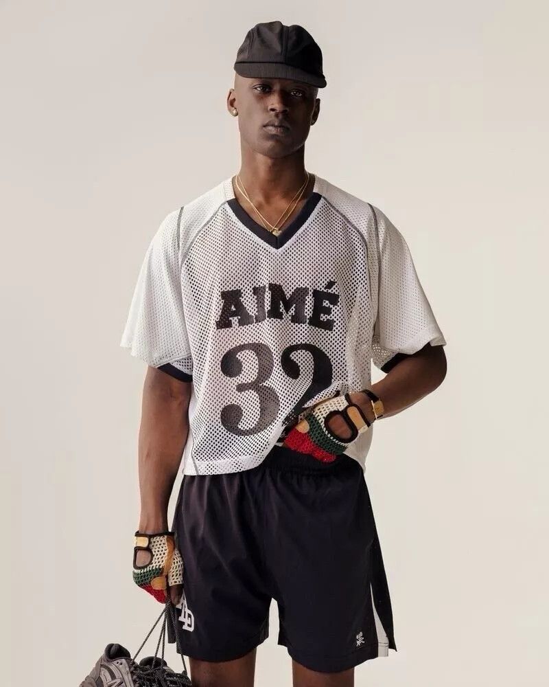 Aime Leon Dore Aime Leon Dore Team Practice Jersey in White