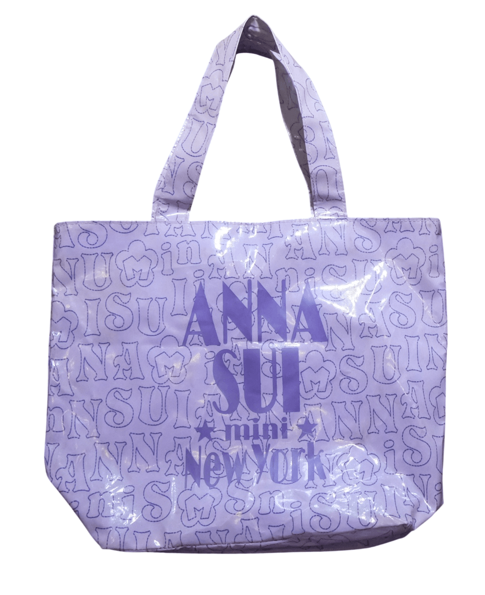 Anna Sui Anna Sui Mini New York Tote Bag Purple Coated Size ONE SIZE - 1 Thumbnail