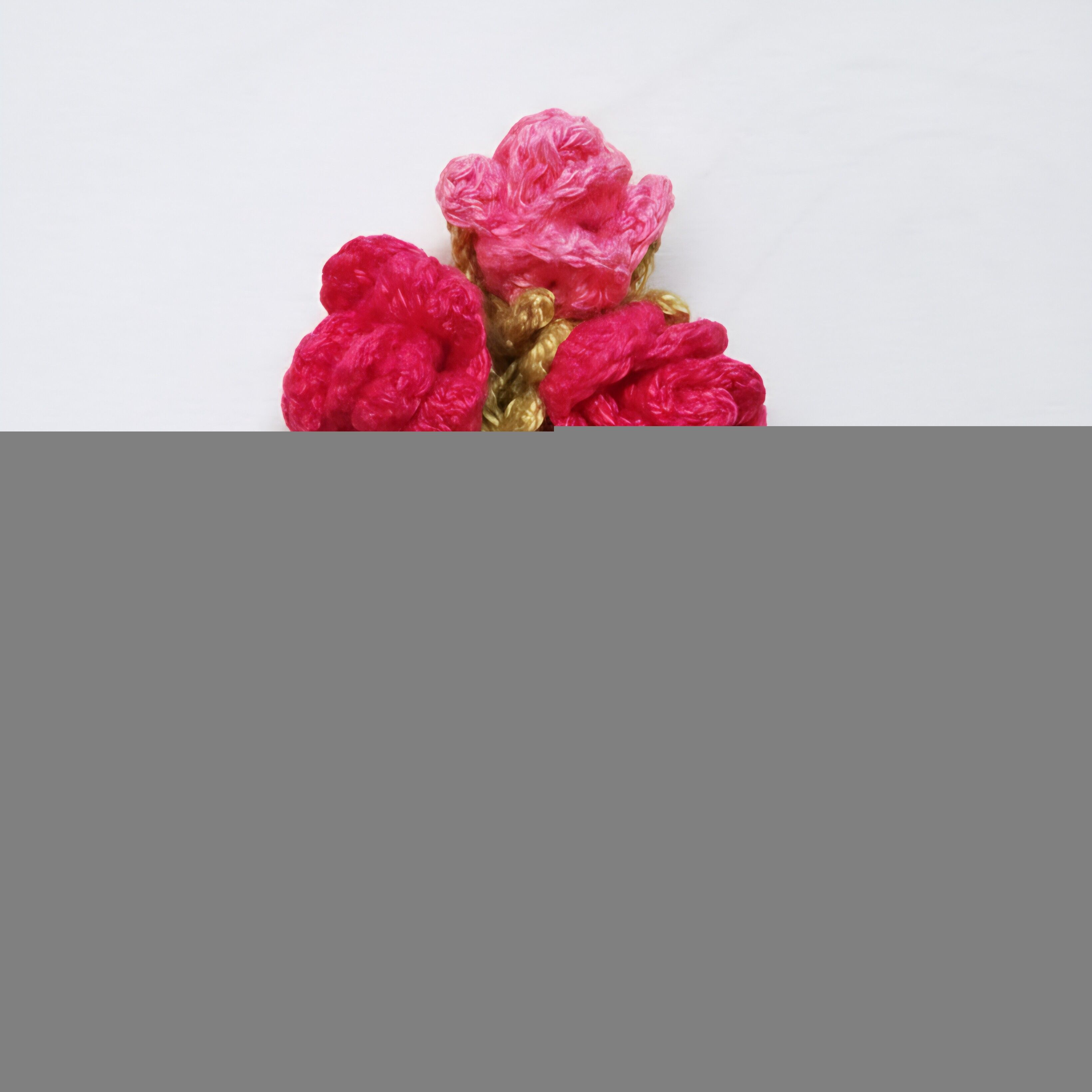 Handmade Rose Corsage Pink Floral Magnetic Brooch Lapel Pin Boutonnie Size ONE SIZE - 4 Thumbnail